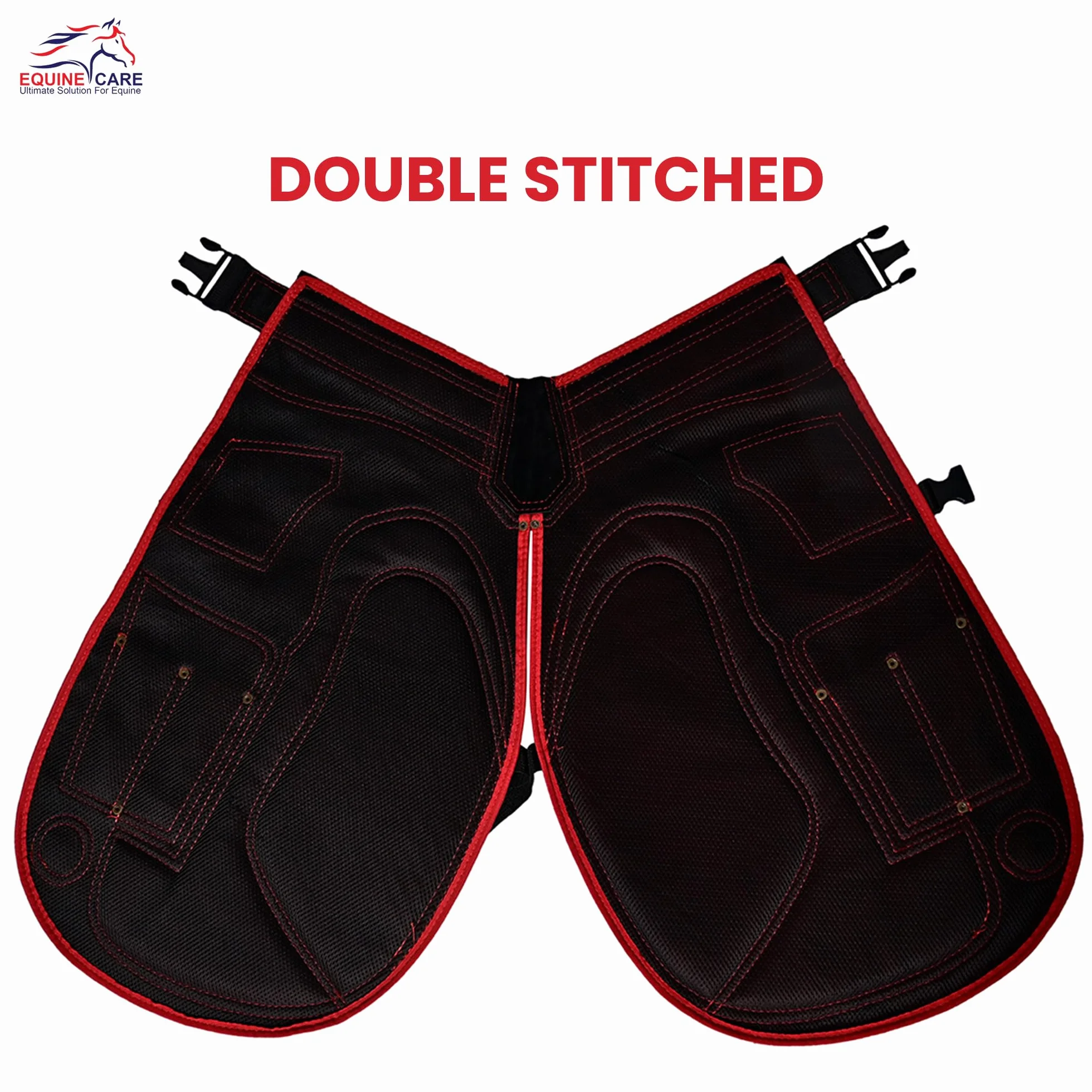Farrier Chaps skórzane 25" (65 cm) regulowana talia 4 kieszenie 2 magnesy