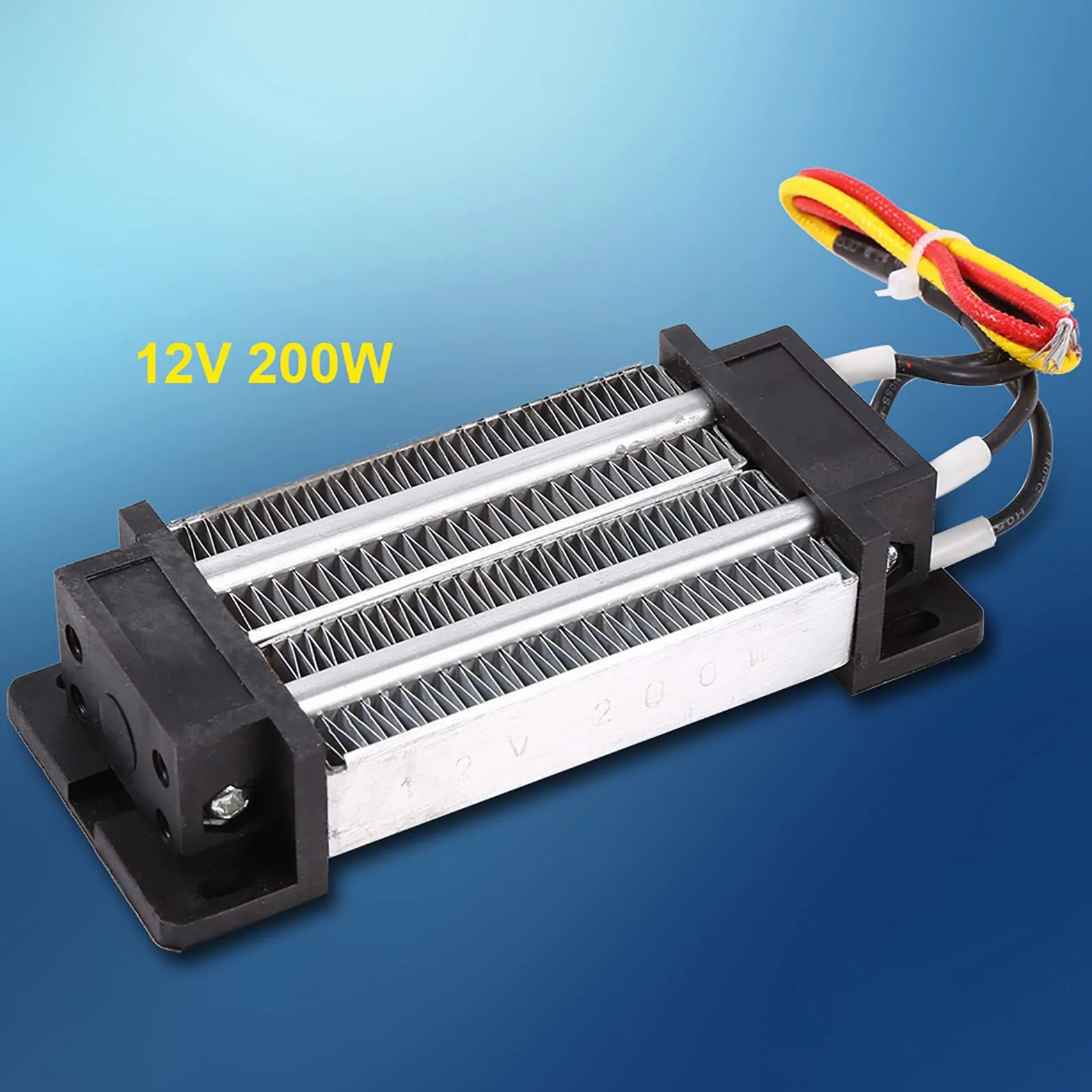 Generic Grzejnik Elektryczny PTC Dużej Mocy do Ogrzewania Samochodu, Izolowany Ceramiczny Grzejnik Termostatyczny do urządzeń Klimatyzacyjnych, 200 W DC 12 V Suszarki