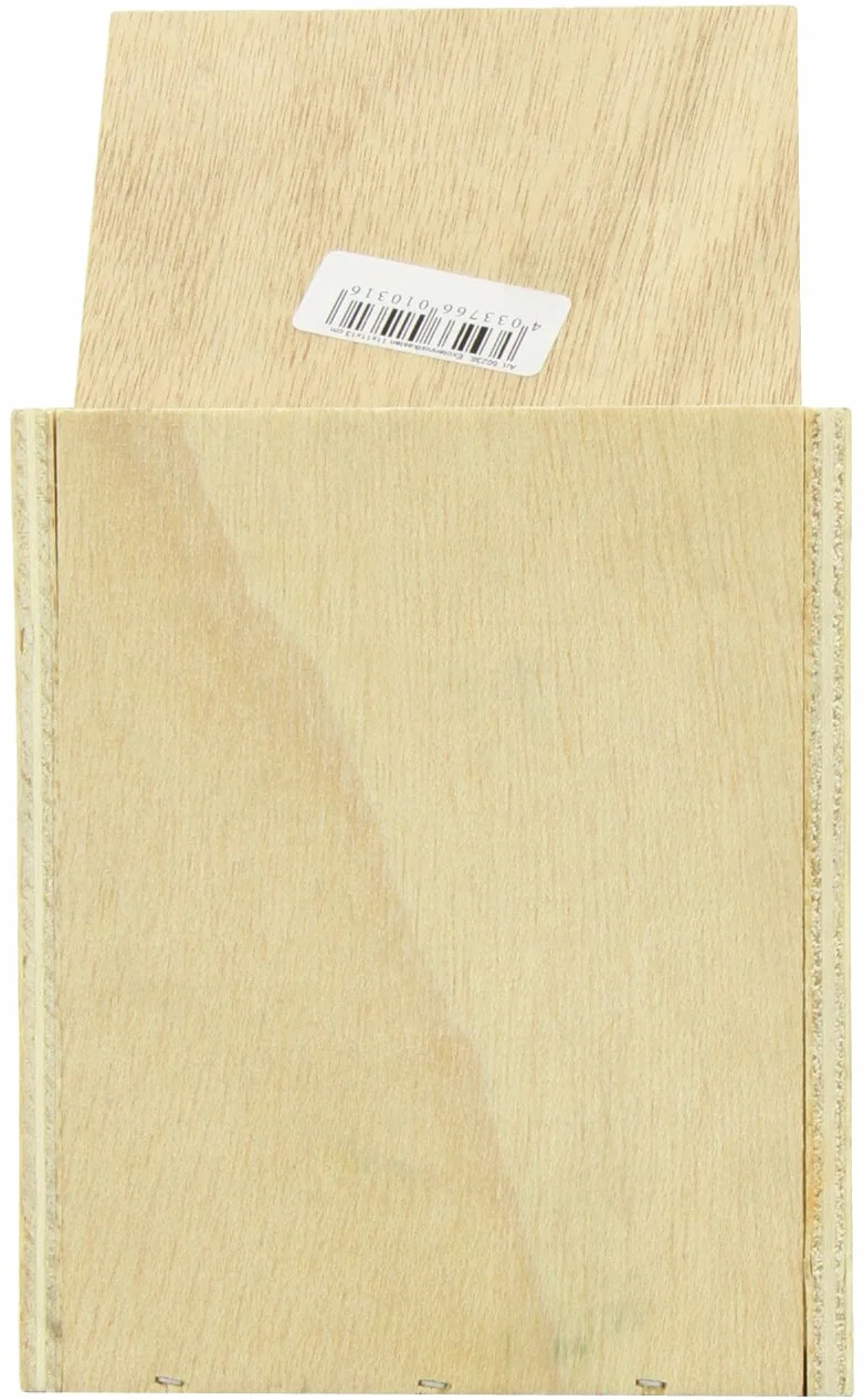 Nobby Skrzynka na egzotyczną z dużym otworem i drążkiem do lotu 11 x 11 x 13 cm