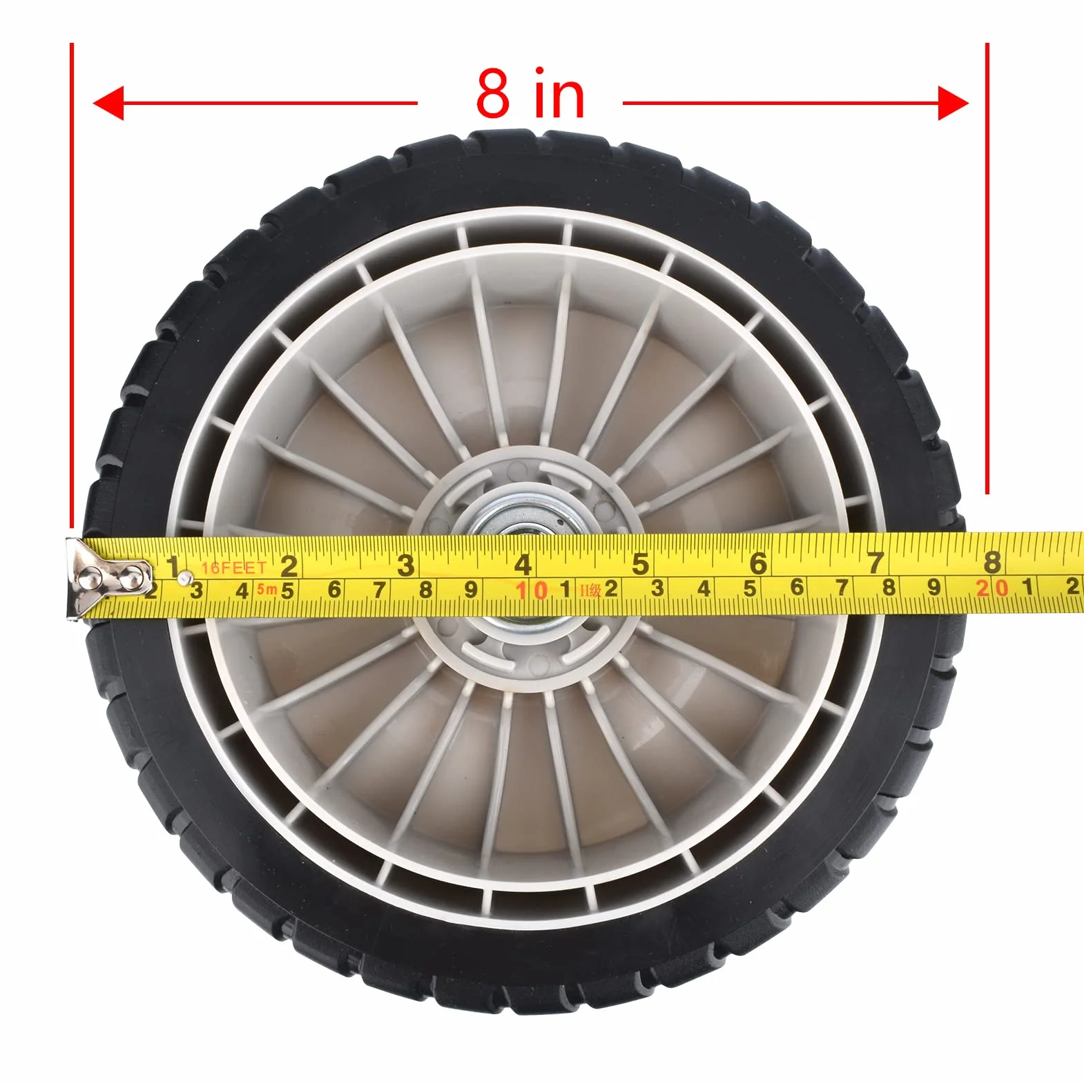 8-calowe tylne koło kosiarki do Honda 42710-VE2-M01ZE 42710-VE2-M02ZE HRR216K6 (bez przekładni)