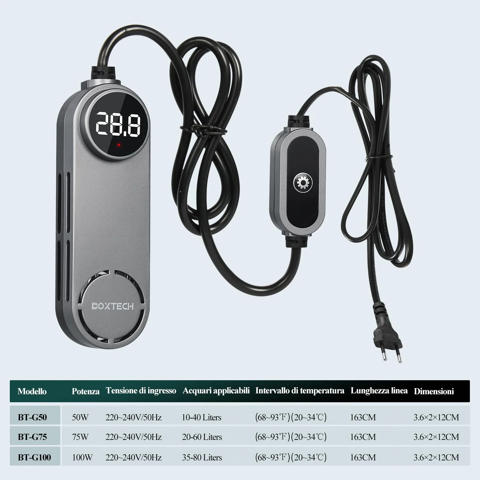 Boxtech Grzejniki akwariowe 100 W