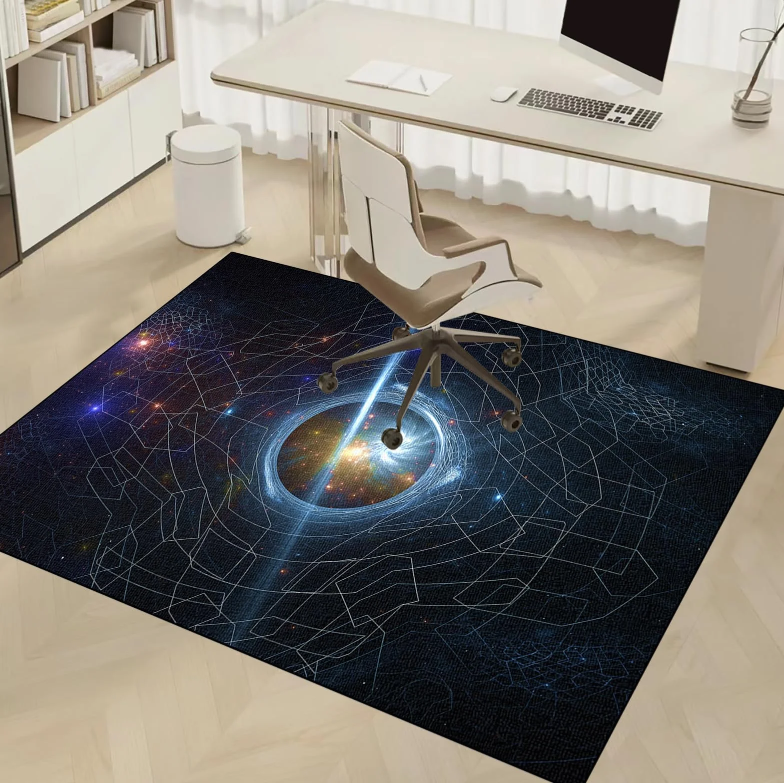 Dywan Krzesło Gamingowe, Ochraniacz Podłogi Wózki Inwalidzkie Biuro, Mata Ochronna Na Podłogi, Antypoślizgowa Mata Do Komputera Do Gier Podłogowych 150 x 200 cm