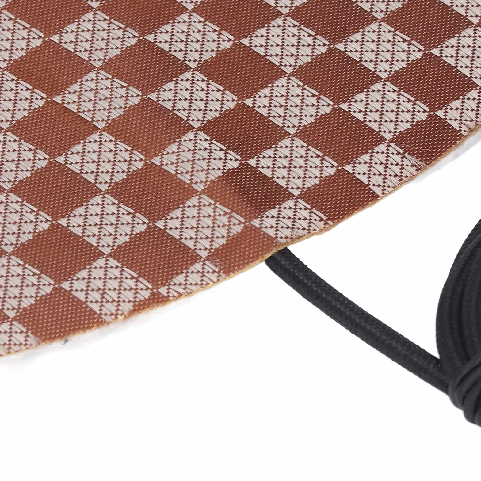 Podkładka Grzewcza dla Zwierząt Domowych 3 Poziomy Usb Tkanina Oxford Okrągły Gad Poduszka Biurowa 28 Cm średnica Filcowa Tkanina Poduszka Wędkarska Okrągły Kształt Tkaniny