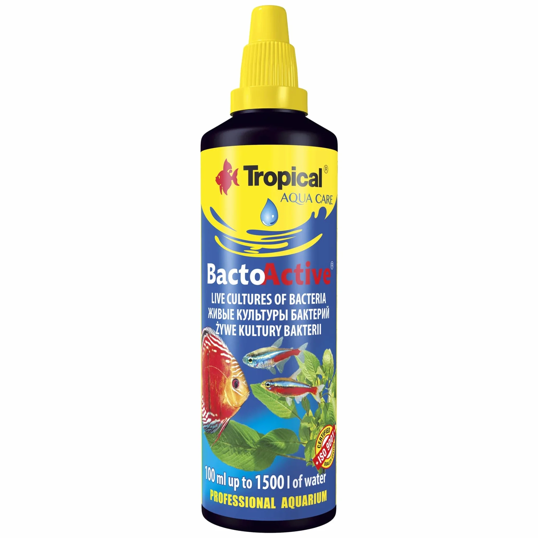 Bakterie do akwarium słodkowodnego i morskiego BACTO ACTIVE 100ml