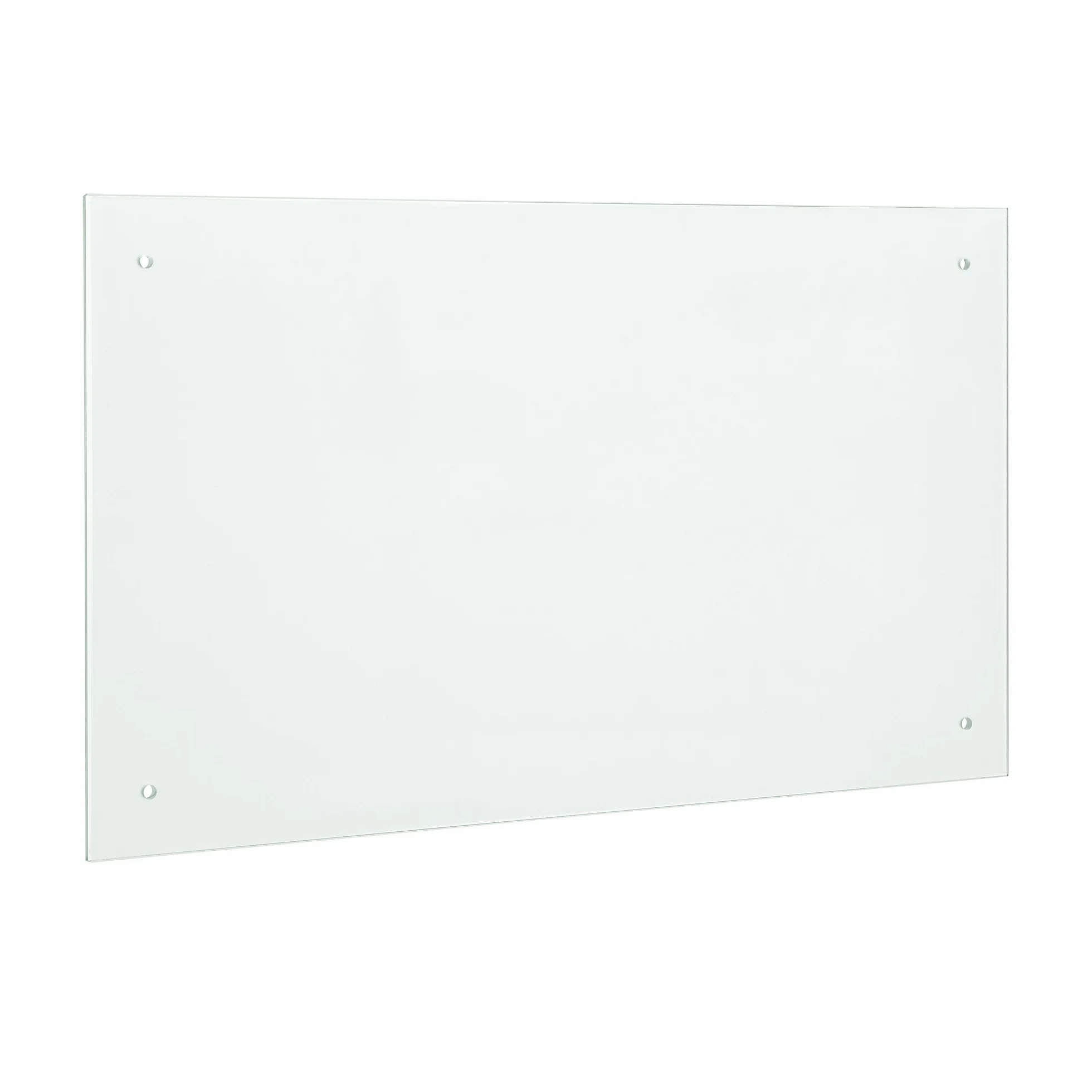 [neu.haus] Szklana tylna ścianka kuchenna/ochrona przed pryskaniem (90 x 50 cm) – szkło matowe – lustro do płytek wraz z materiałem montażowym
