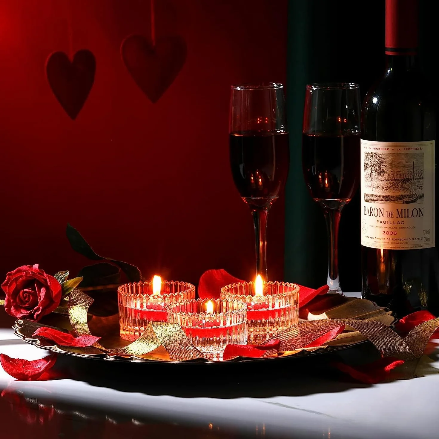 YANGWEN Pływające świece, 30 sztuk pływających świec klasy premium, pływające ciepłe podgrzewacze, białe świeczki typu tealight, wosk, na wesele, basen, spa, do wanny, kolacji, dekoracja