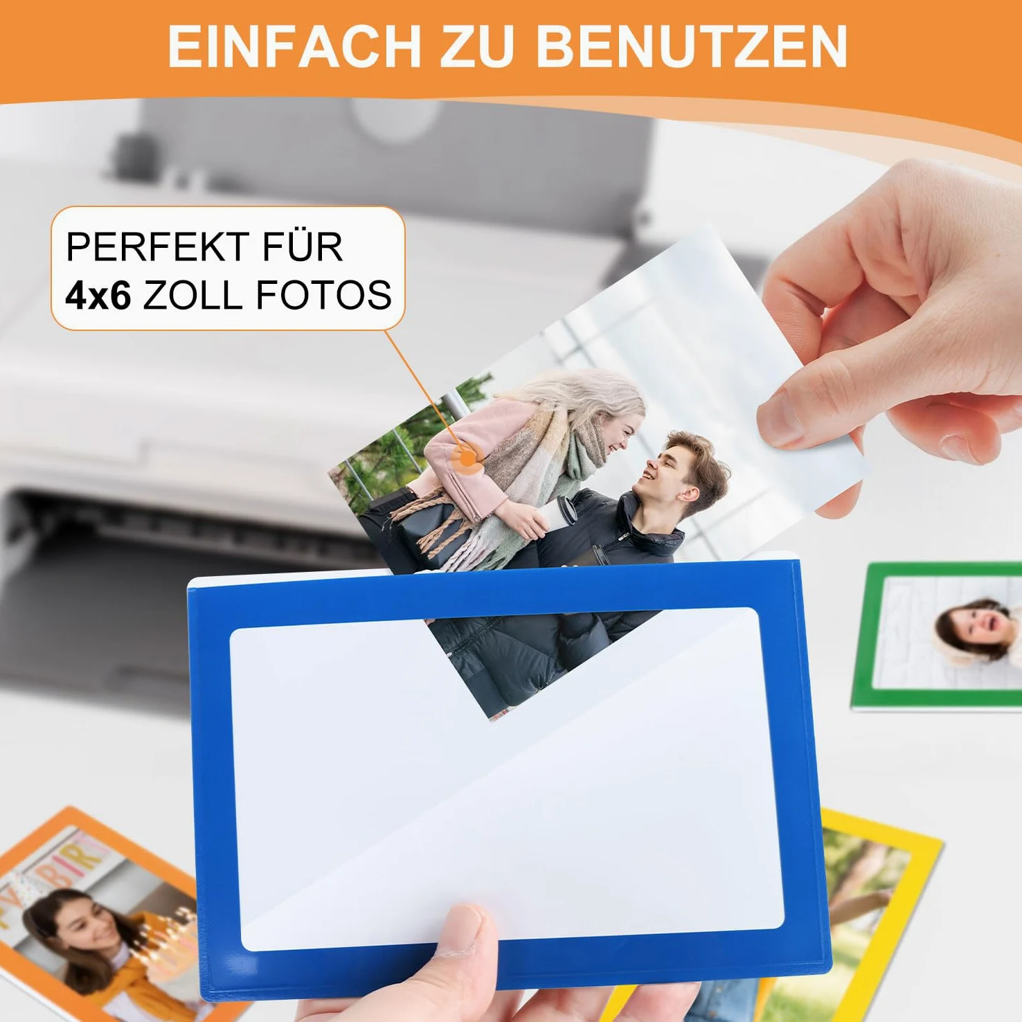 10 sztuk kolorowe magnestyczne ramki na zdjęcia, magnesty do lodówki, magnesty na zdjęcia do zdjęć i pocztówek o wymiarach 15 x 10 cm (kolorowe)
