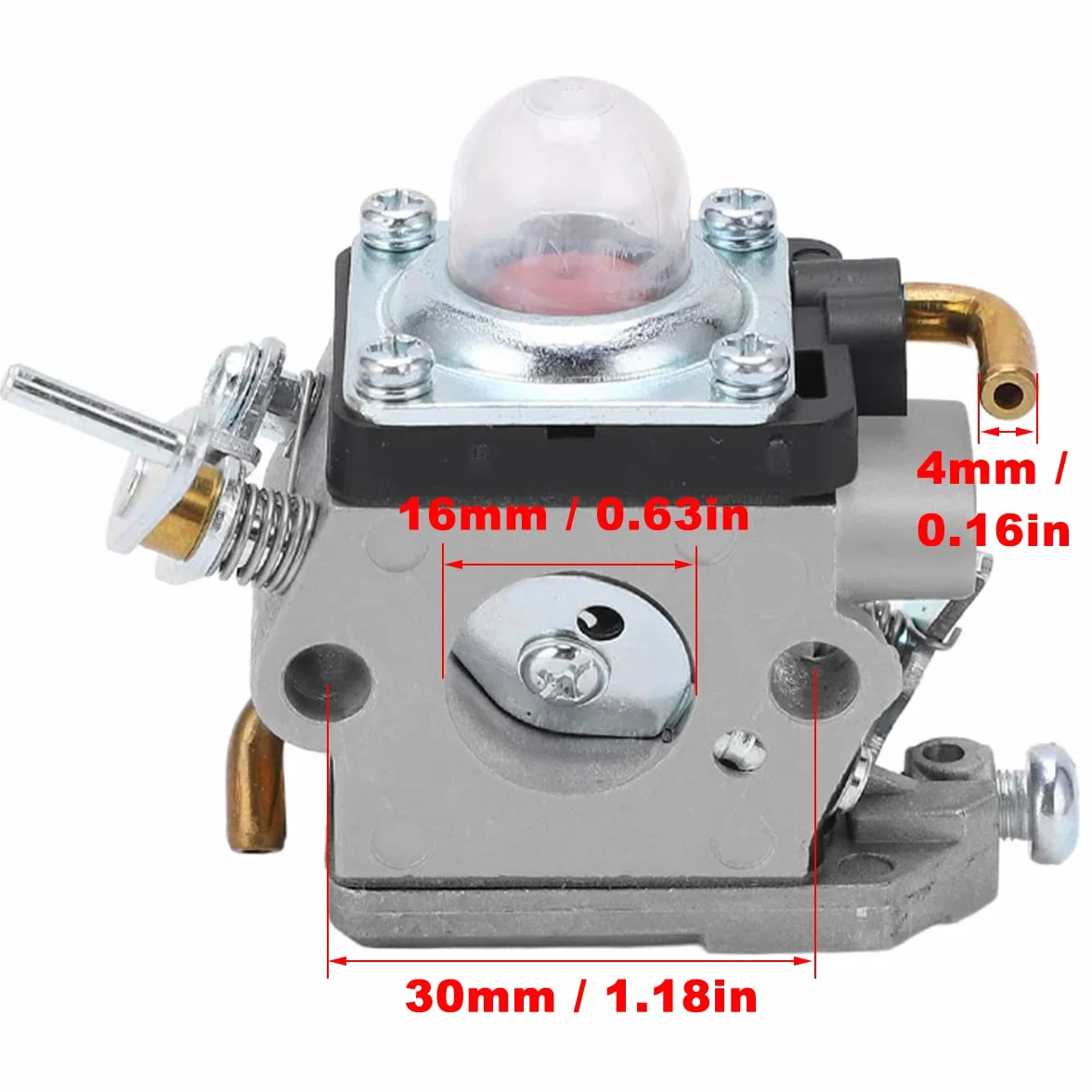 ZAMDOE Gaźnik do Husqvarna 122HD45 122HD60 522HD60S 522HDR60S nożyce do żywopłotu do Jonsered HT2223T HT2218# 523012401 596658301 z filtrem powietrza wąż paliwa tyltyltyl