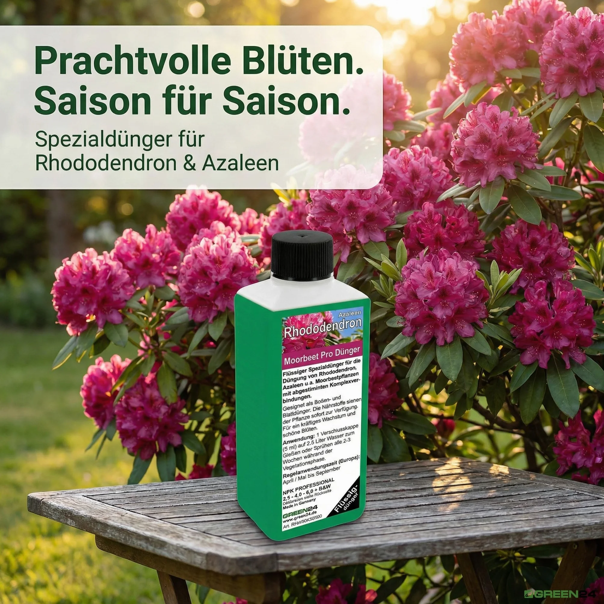 Rhododendron nawóz do azalii, nawóz płynny premium z profesjonalnej linii