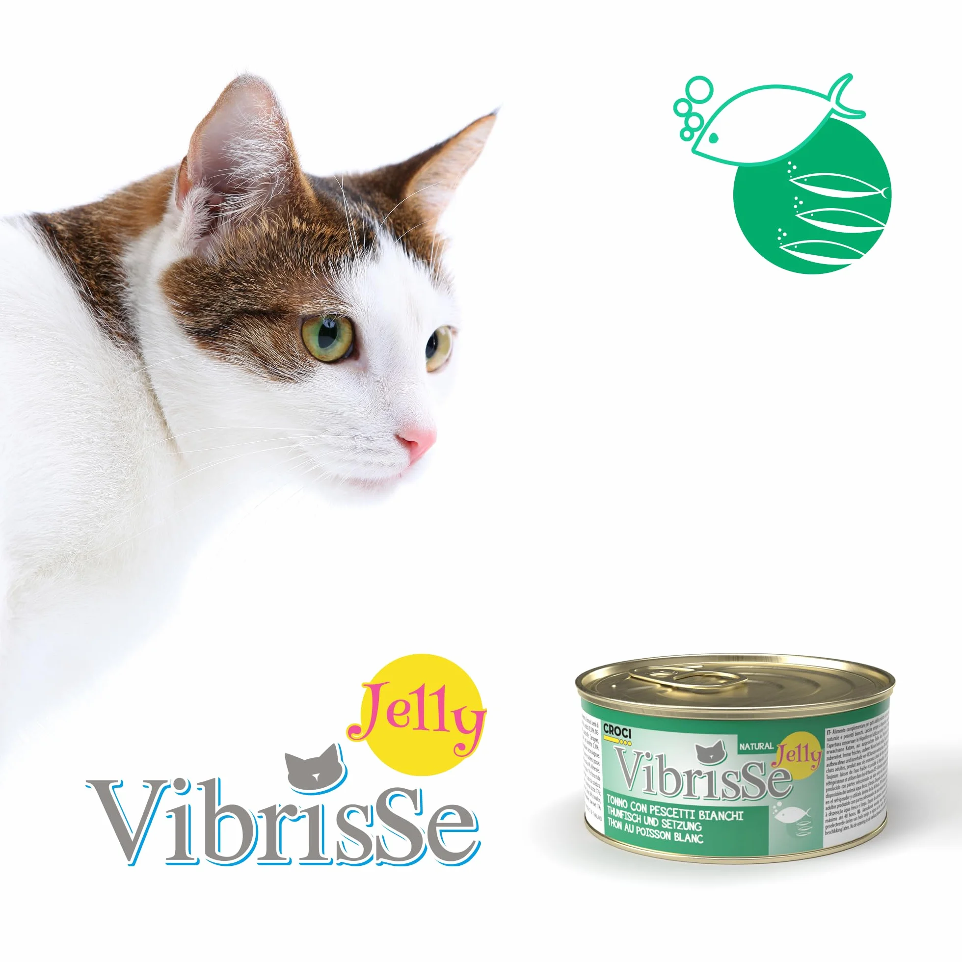 Croci Vibrisse C1018427 Karma dla Kotów, 24 x 70 g