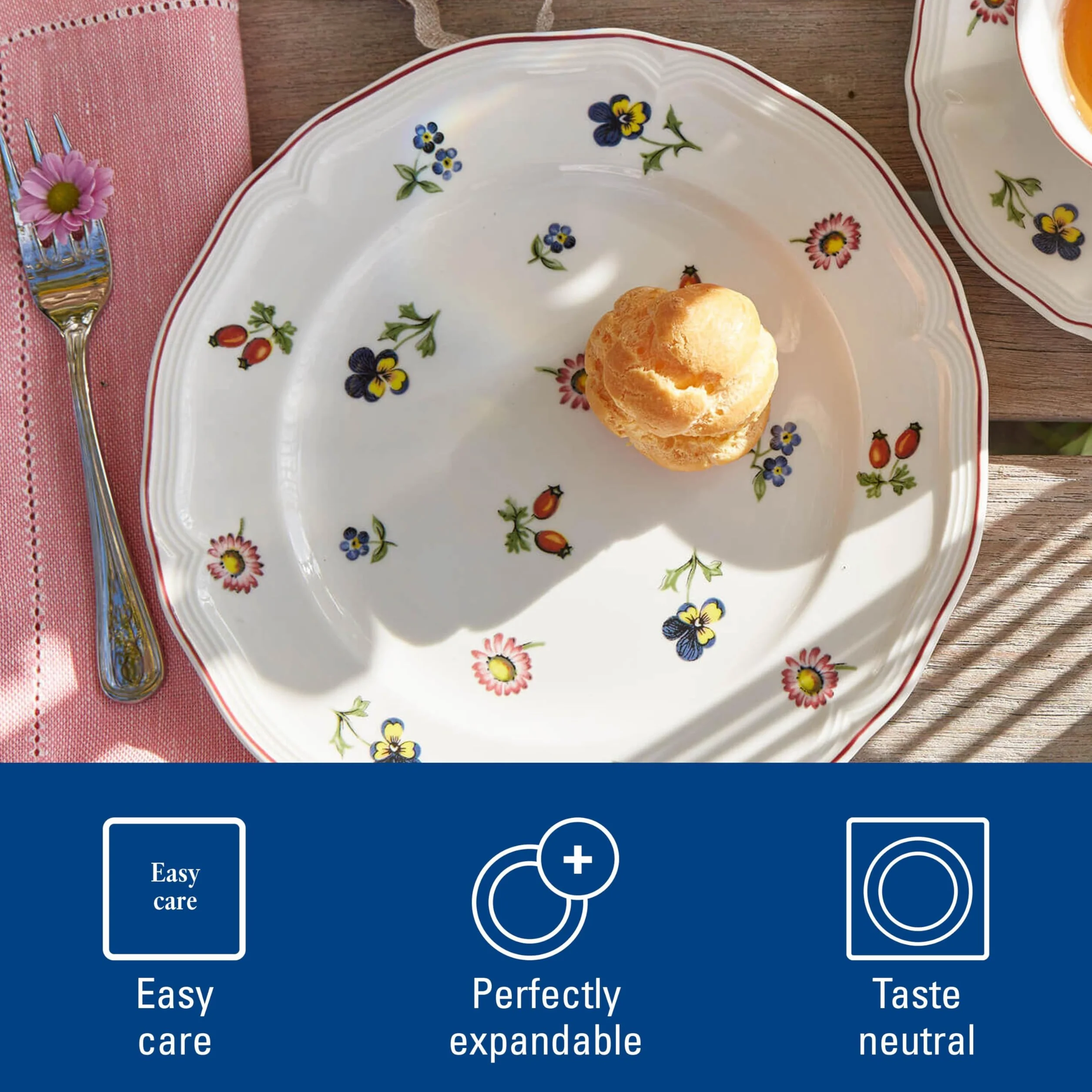 Villeroy & Boch Petite Fleur Talerz, Biały, 21 cm