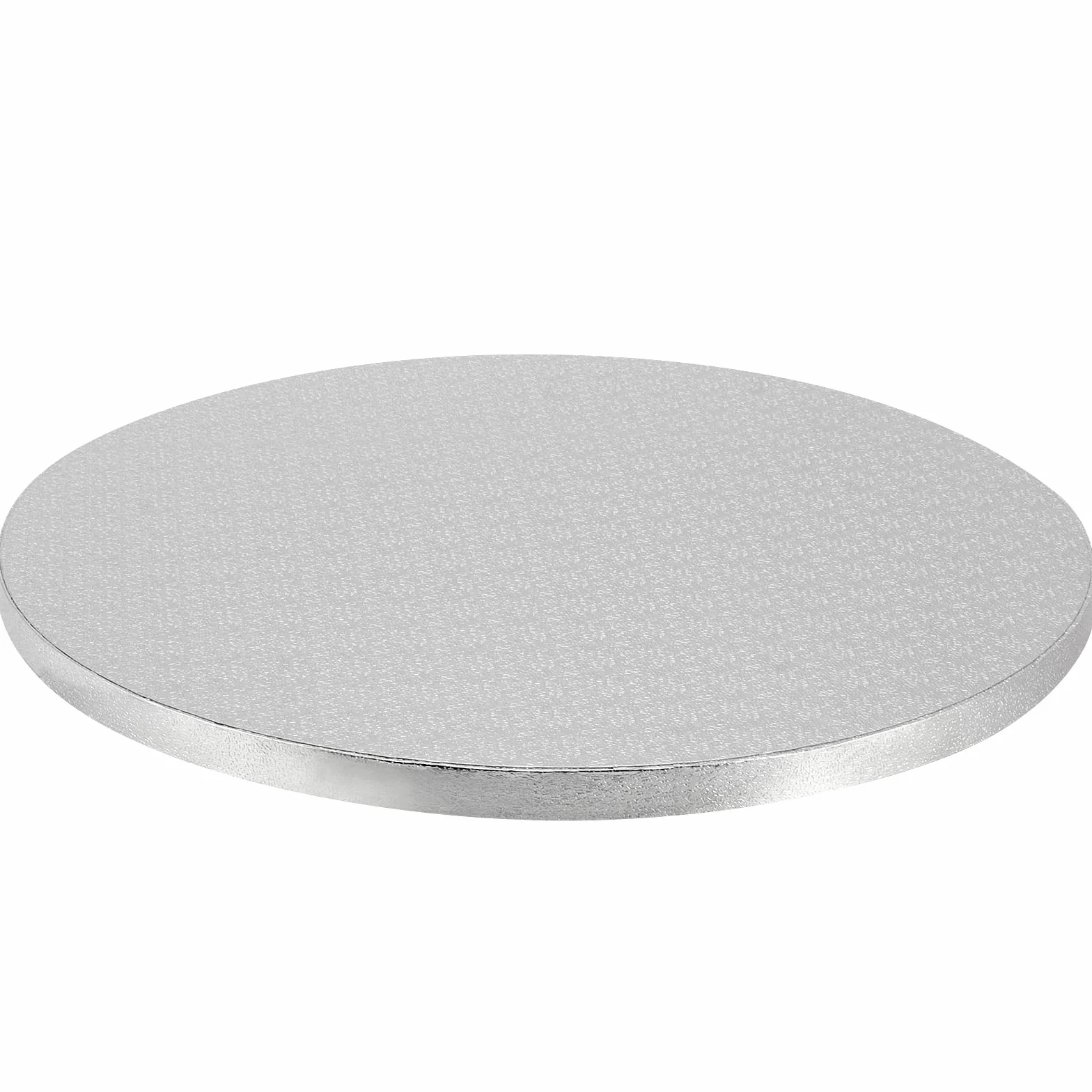 10 sztuk srebrnych podkładek na tort, okrągłe, 25 cm, okrągłe, do transportu ciast