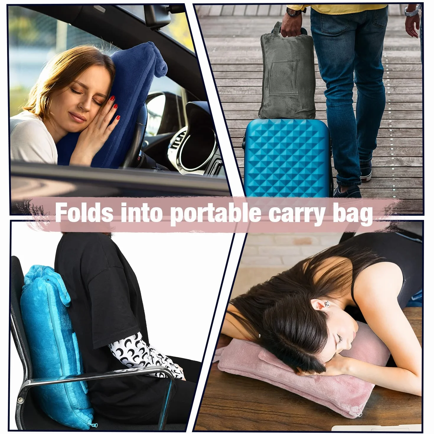 Sherpa ponadwymiarowy koc z kapturem Katalonia, duża bluza z kapturem, miękki i ciepły koc z przodu kieszeń dla dorosłych, kobiet, mężczyzn, różowy