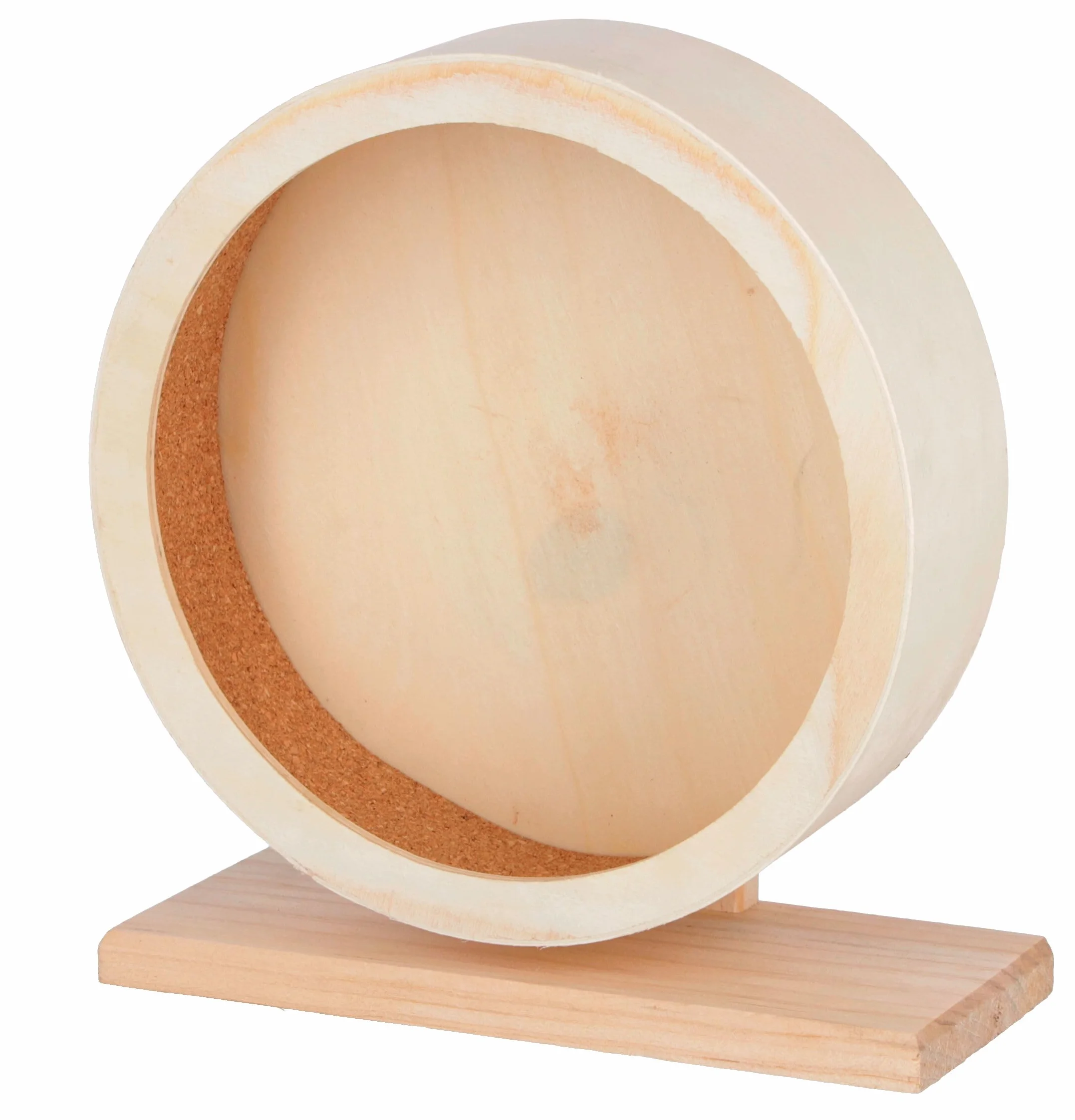 Kerbl drewniane koło chomika z zamkniętą nawierzchnią korkową 22 cm