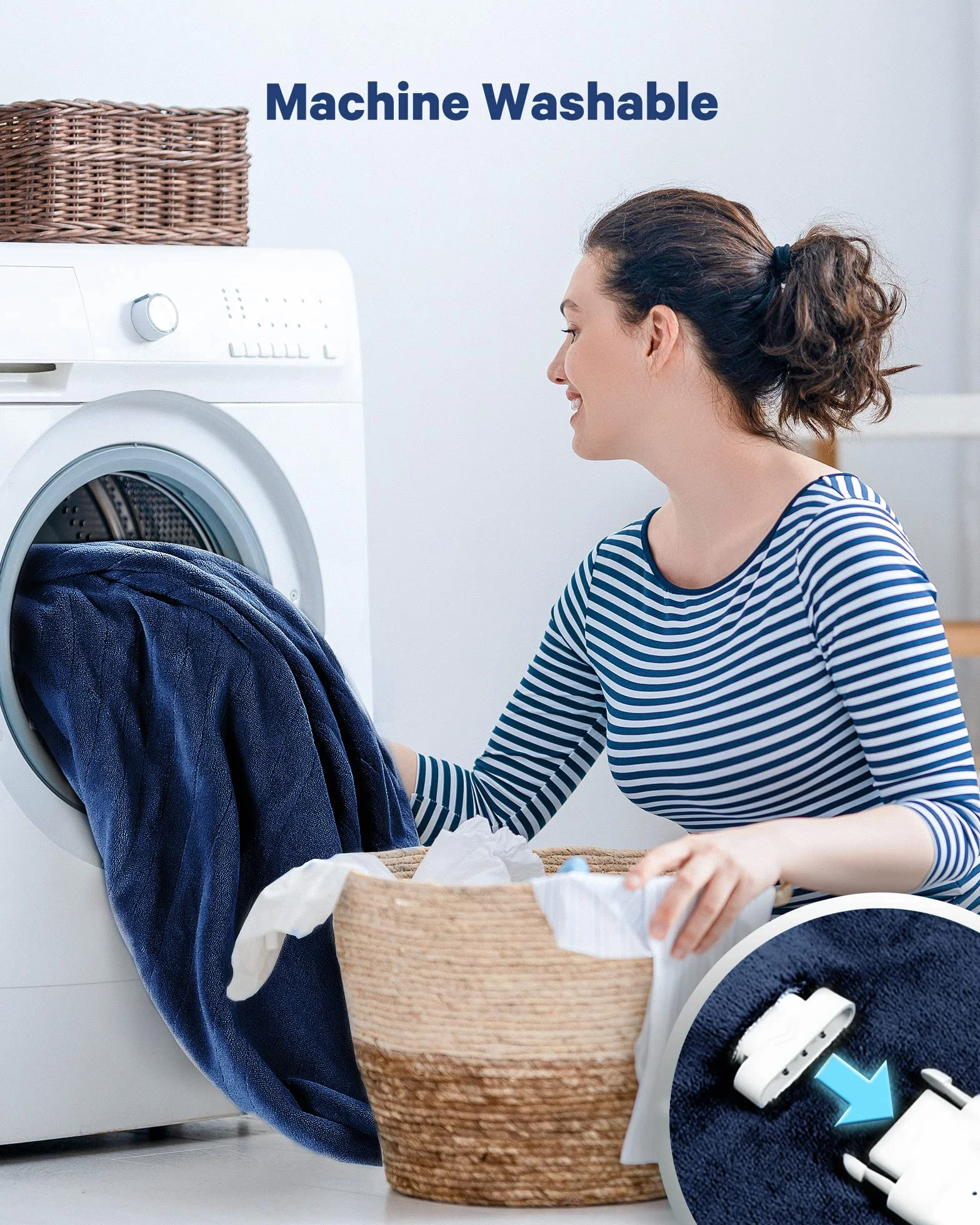Koc elektryczny z funkcją automatycznego wyłączania, wieloma poziomami grzania, automatycznym wyłącznikiem czasowym, zabezpieczeniem przed przegrzaniem