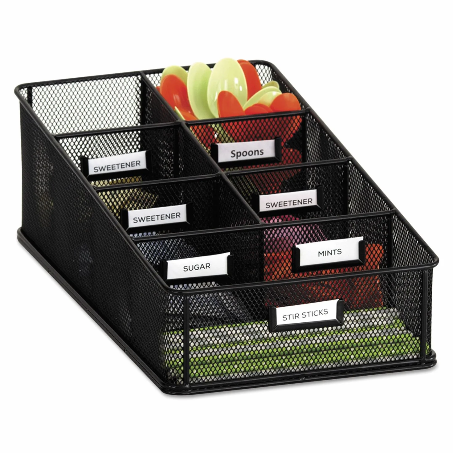 Safco Produkty 3291BL Onyx Mesh Organizer na przyprawy, czarny