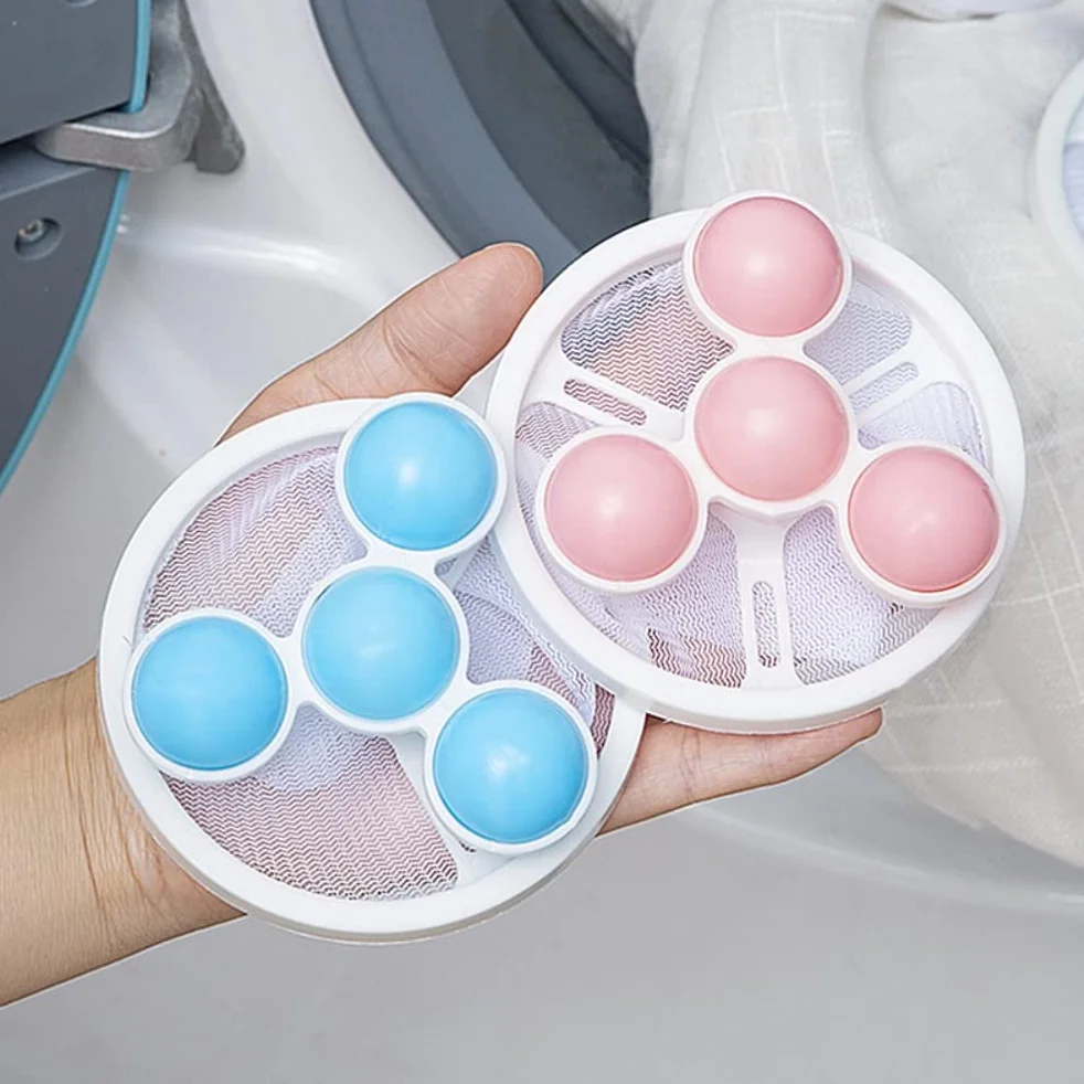 SHARRA Worek filtrujący do usuwania sierści zwierząt do pralki, wielokrotnego użytku, pływający worek na kłaczki, worek do prania, Laundry Ball Pouches do prania sierści psa i wszystkich zwierząt