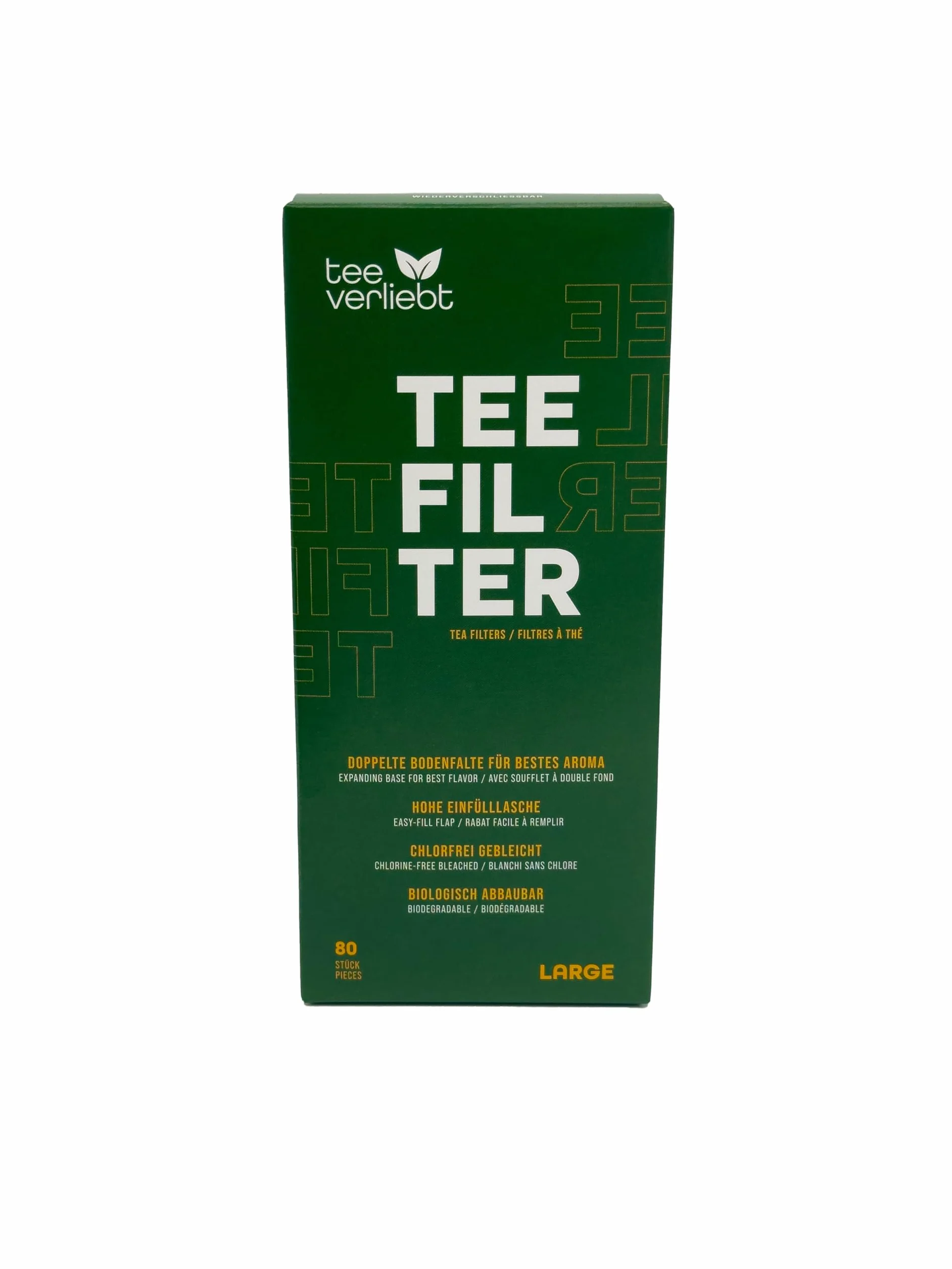 Filtr do herbaty, filtr, 80 sztuk, bez teehalter cherry użytkowy (darmowa wysyłka od zakupów €15.-)