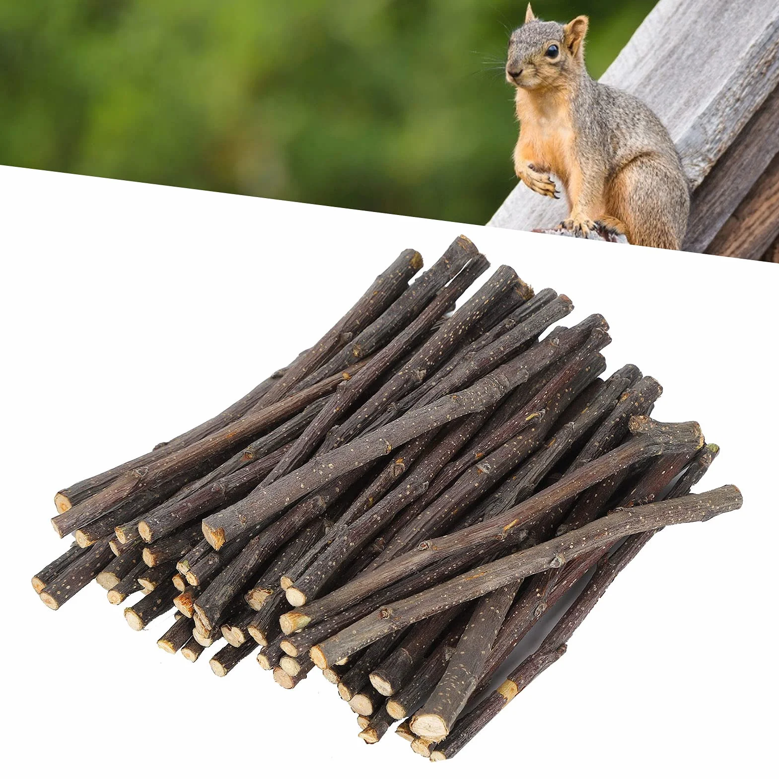 Acouto Applesticks Małe Zwierzęta Zabawki z Drewna Trzonowego, Pet żucie Applewood Do żucia Zęby Szlifowanie Ochrony Molowej dla Gryzoni