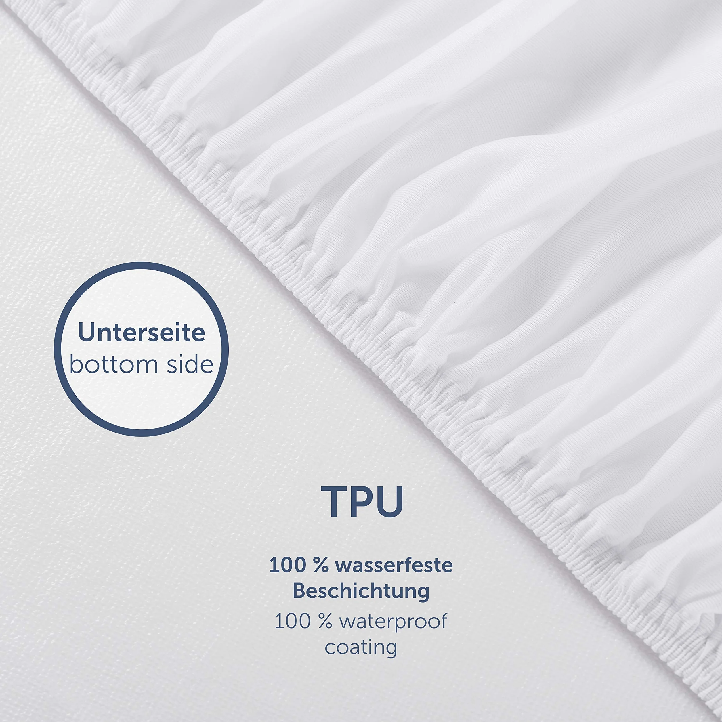 Blumtal Ochrona Materaca AirComfort 180 x 200 cm – Wodoodporna, oddychająca, cicha i antyalergiczna ochrona materaca