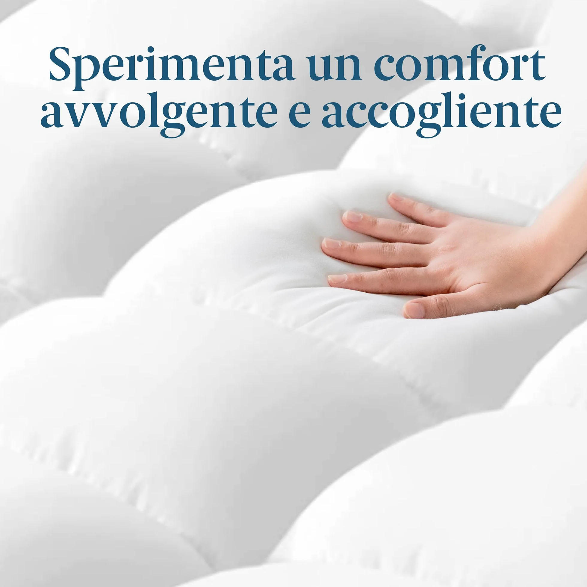 Zinus Mattress Topper, poliester, biały, 190 x 160 cm