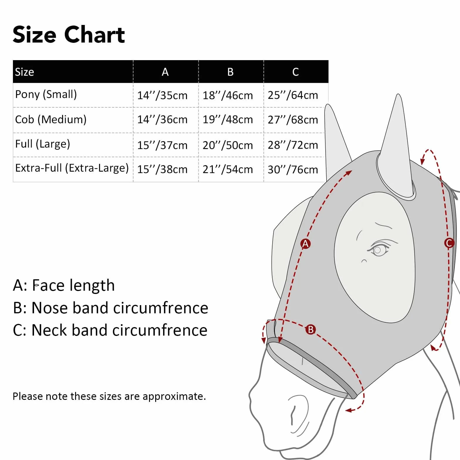 Harrison Howard Horse Fly Mask Floral Retro