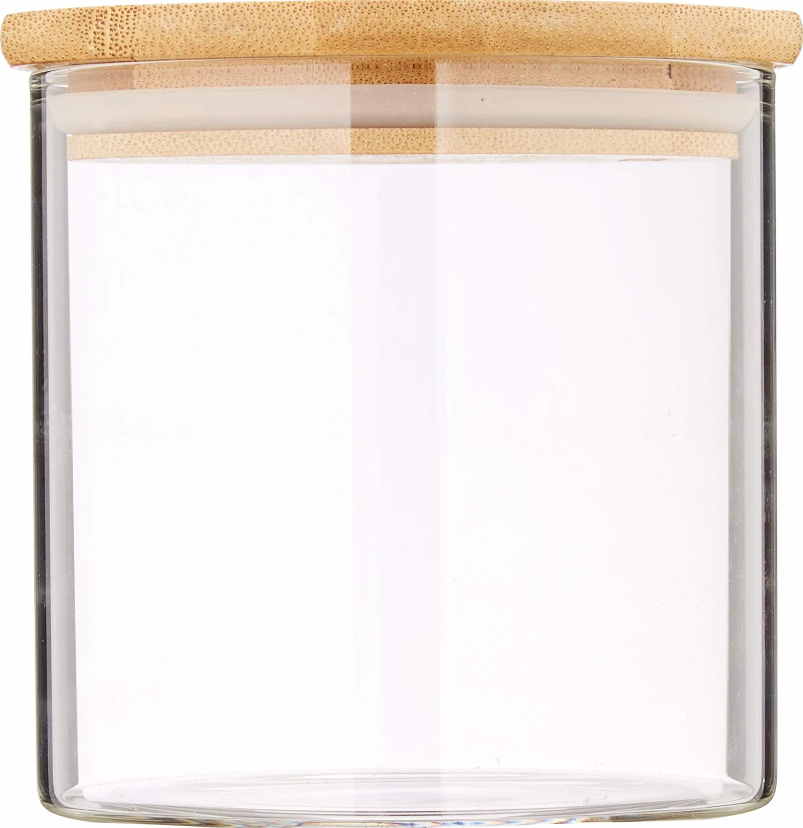 Słoik do przechowywania 500 ml 10x10 cm pokrywka bambusowa