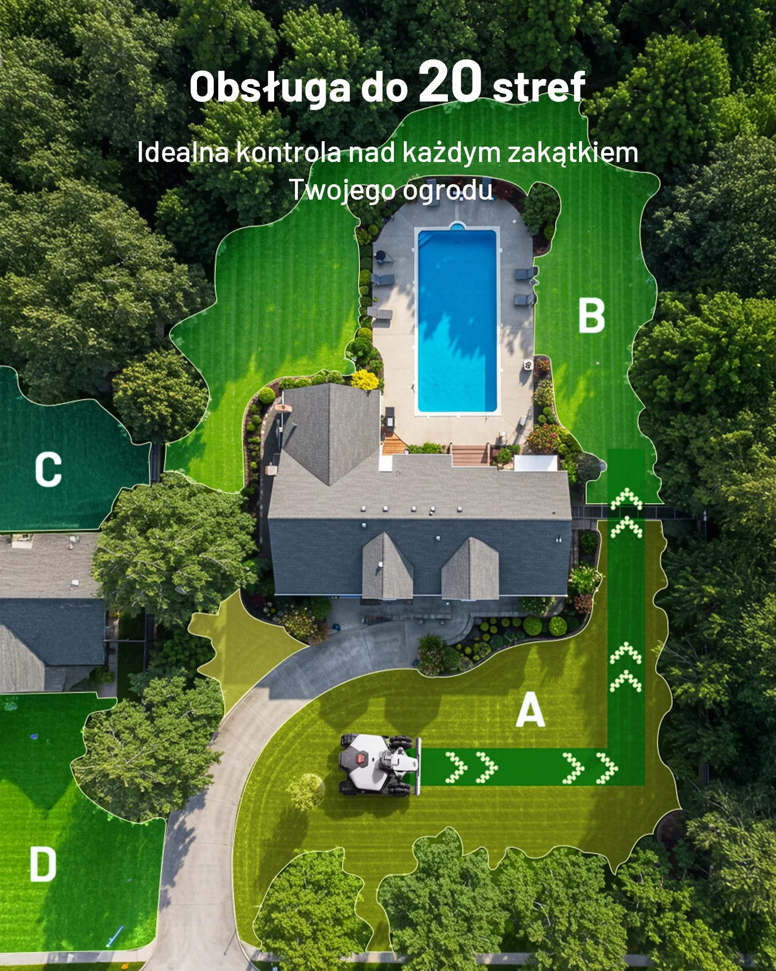 MAMMOTION LUBA mini AWD LiDAR – Bezprzewodowa kosiarka robotyczna z LiDAR 3D+Vision, bez anteny RTK, automatyczna mapowanie, zalecane do 1 500 m², moduł 4G, zdolność pokonywania spadków do 80 %