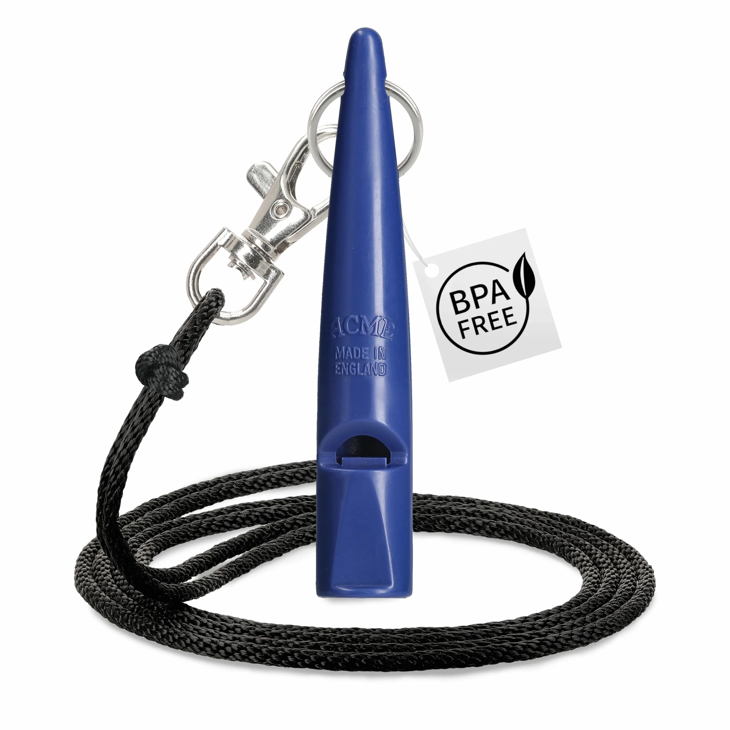 ACME Fajka dla psa nr 211,5 z tasiemką do gwizdka 2 szt. Black + Baltic Blue