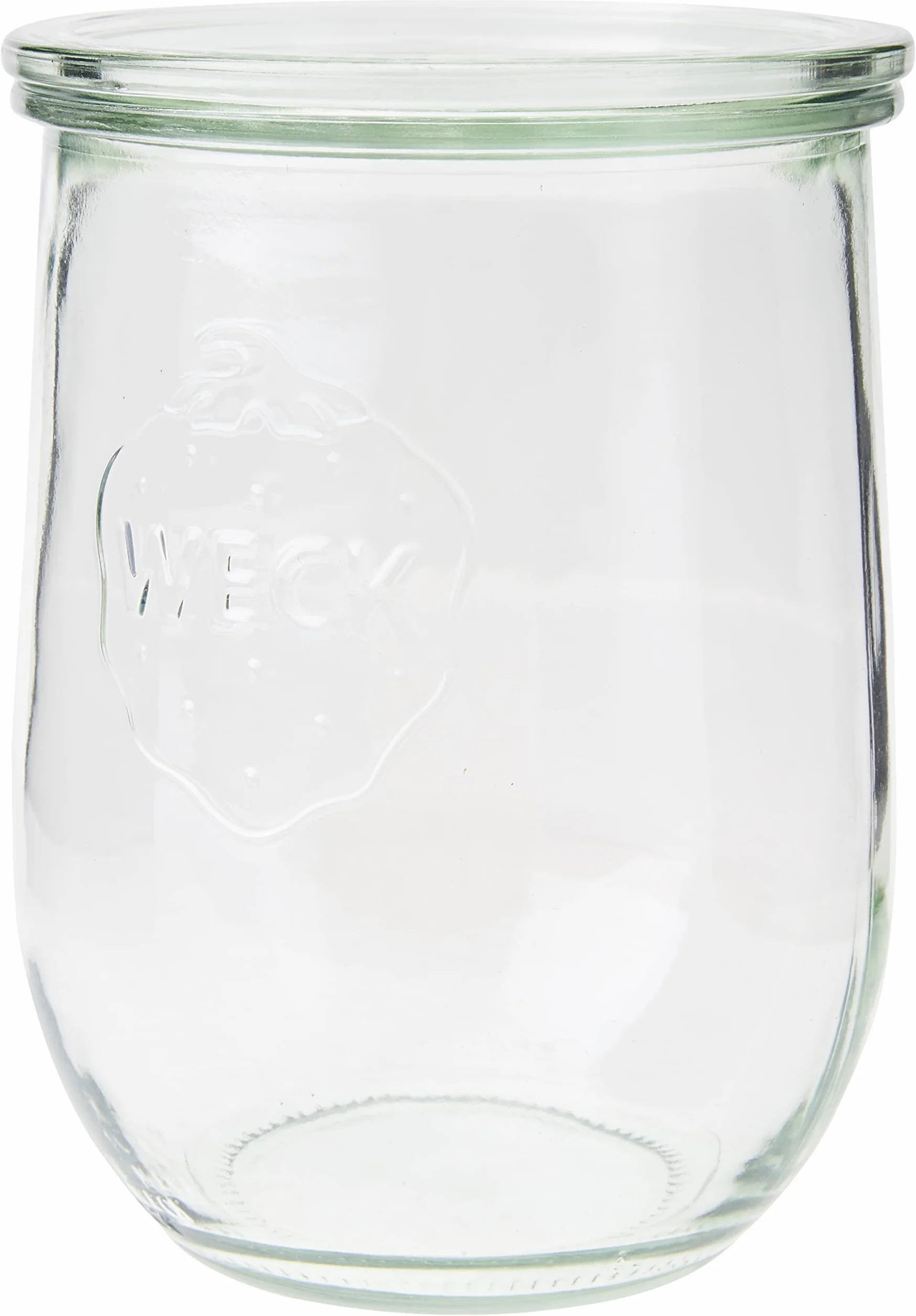 Weck - Szklanki do lipanów, okrągłe krawędzie, szkło, przezroczyste, 1050 ml, 6 sztuk