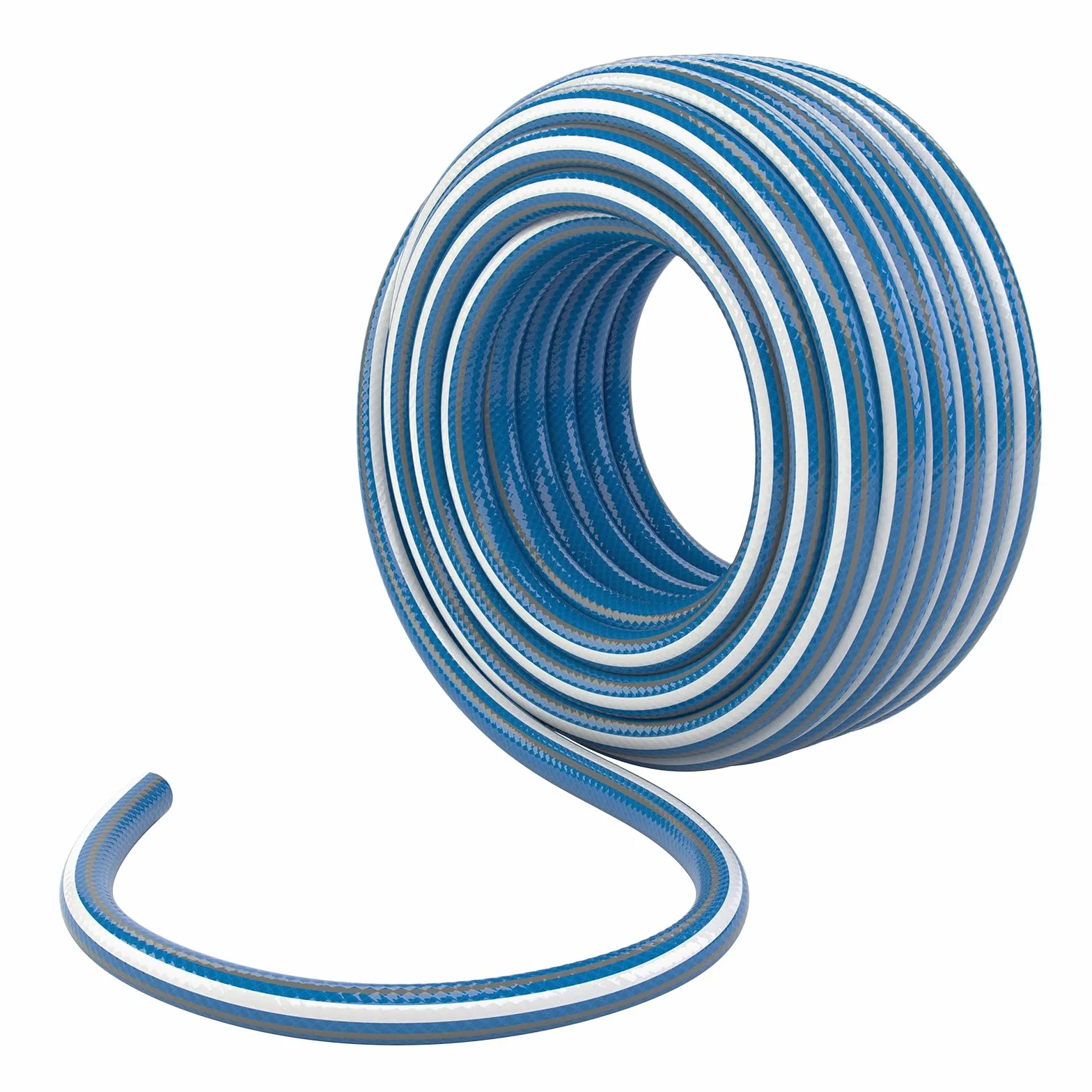 PALISAD LUXE Wąż Ogrodowy 20 M, 1/2" (12,5 Mm), 6-Warstwowy, Niebieski – Bez Ftalatów, Do Wody Pitnej, 12 Bar, Wzmocnienie Tekstylne, Odporny Na Mróz I UV