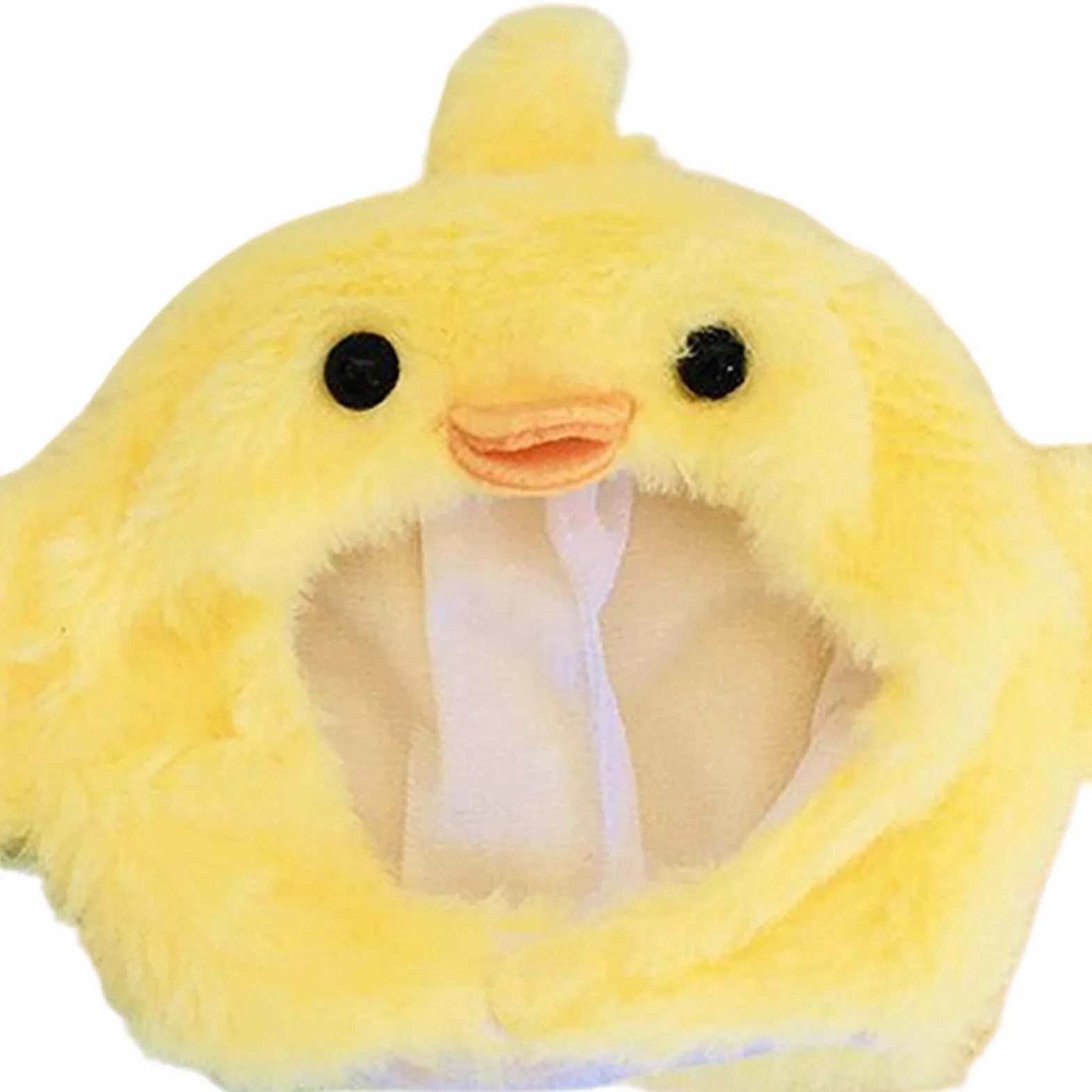 Cat Hat Cute Cartoon Decoration Short Plush Pig Chicken Design Funny Headwear Party Accessory Christmas Halloween Festival Dress Up for Small Animals Dogs Cats