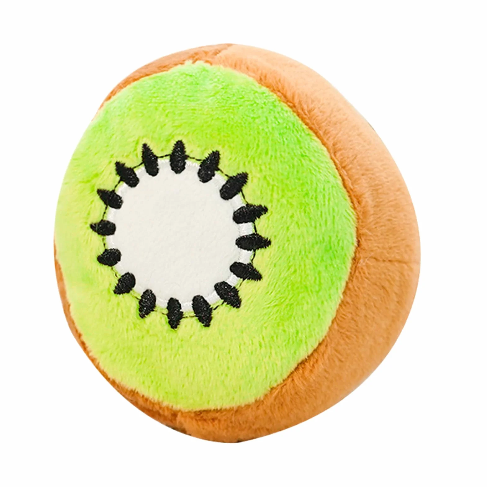 Squeaky Dog Toys, Chew Toys with Fruit Design for Mental Enrichment & Training