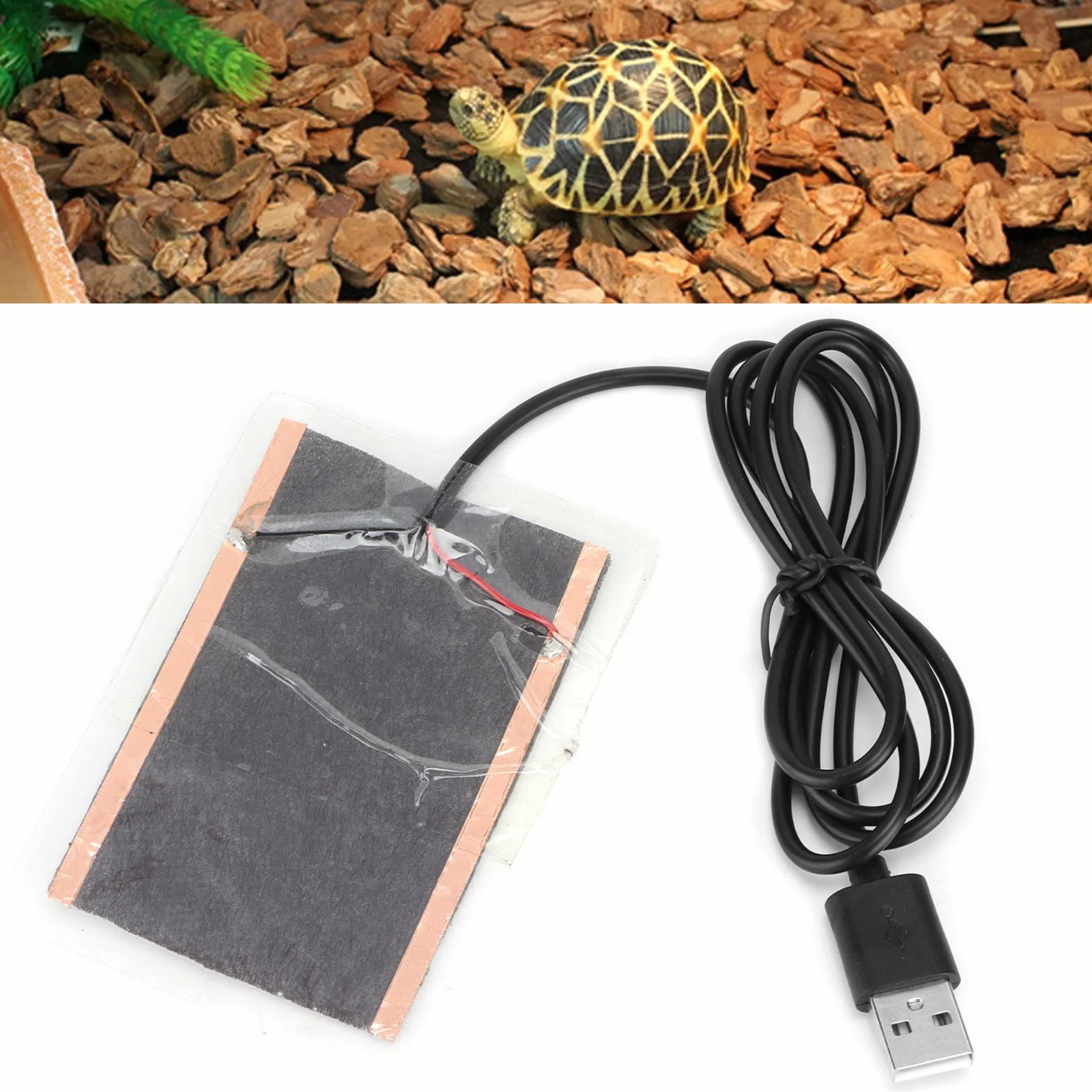 Folia grzewcza dla gadów USB odporna na wilgoć poduszka grzewcza do domu