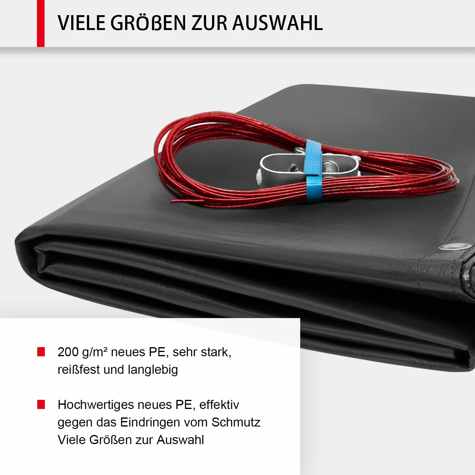 WOLTU Pokrywa basenu okrągłego Ø 360 cm, do basenów 300-320 cm, plandeka basenowa z PE 200 g/m², wodoodporna, z liną i elementem mocującym, ciemnoszara
