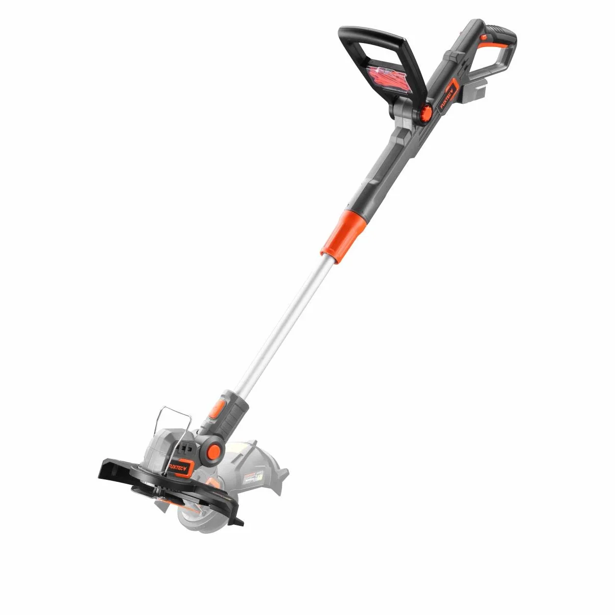 Podkaszarka Elektryczna FUXTEC z Akumulatorem 20V FX-E1RT20 - Akumulator Litowo-Jonowy 2Ah, Szerokosc Ciecia 25 cm, Lekka i Cicha, Teleskopowy Uchwyt