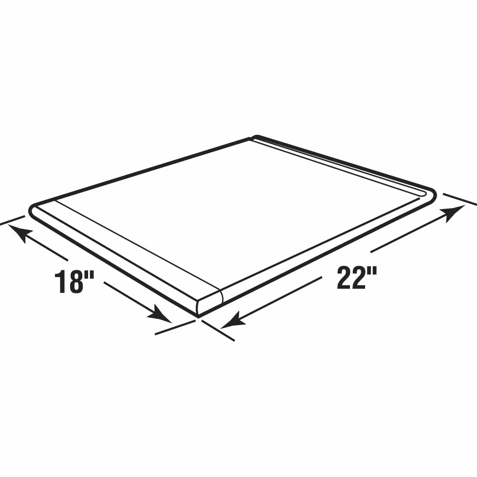 Prime-Line Products Z 10699 drewniana deska do chleba, 45 x 56 cm