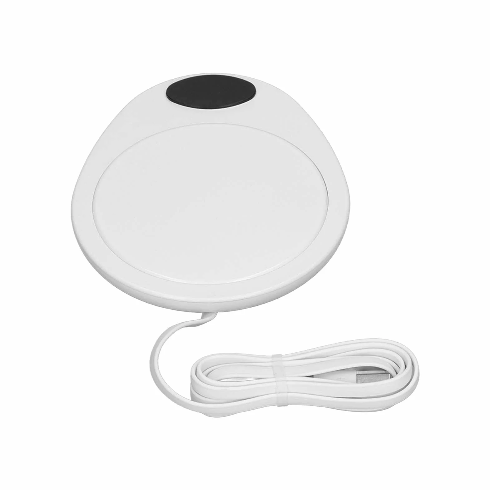 Elektryczna Płyta Grzewcza do Kubków, Stała Temperatura Mały Podgrzewacz do Kubków USB Wodoodporny do Kubków Ceramicznych (Biały)