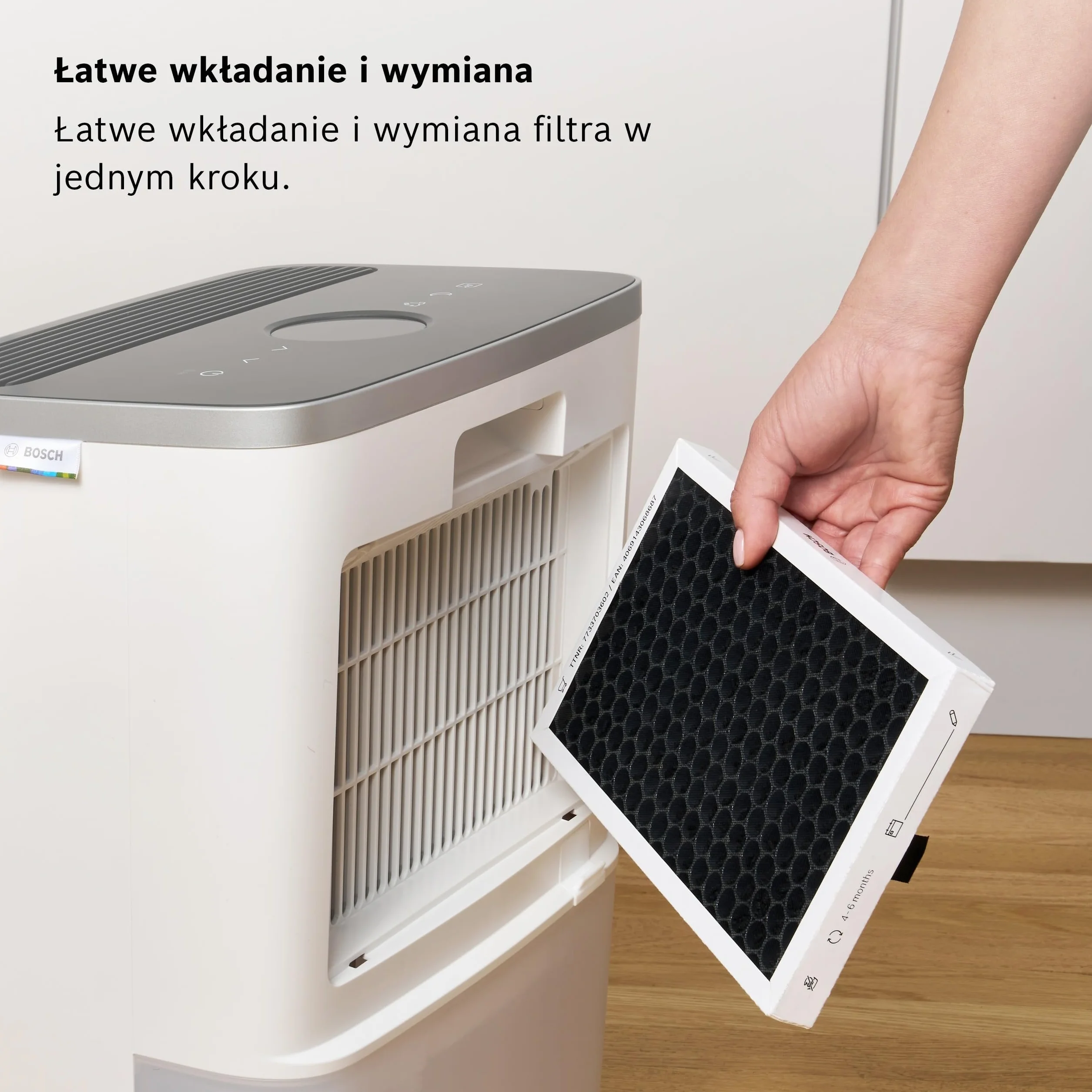 Bosch Oryginalny Zapasowy filtr do osuszacza powietrza - Wysoka wydajność, łatwy montaż i długotrwała jakość powietrza - Opakowanie 2 szt