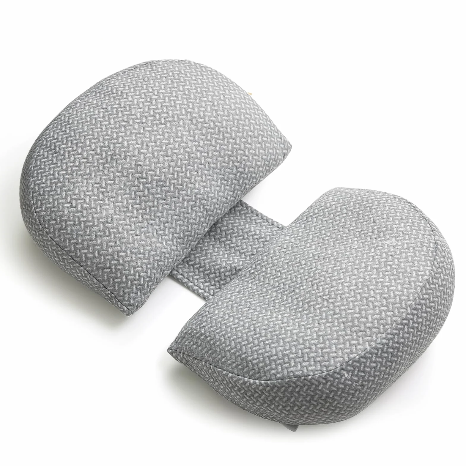 momcozy Poduszka ciążowa w kształcie litery W | Ergonomiczna poduszka do spania na boku dla kobiet w ciąży | regulowana poduszka podróżna z podparciem brzucha, pleców i bioder