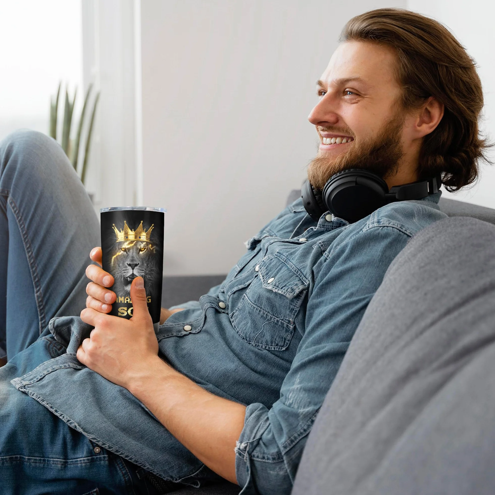 Muilzon To My Son Gifts kubki do kawy 590 ml - prezenty dla syna od mamy / taty kubek do kawy - prezenty dla dorosłego syna kubek - prezenty dla syna od matki / ojca - pomysły na prezent urodzinowy na