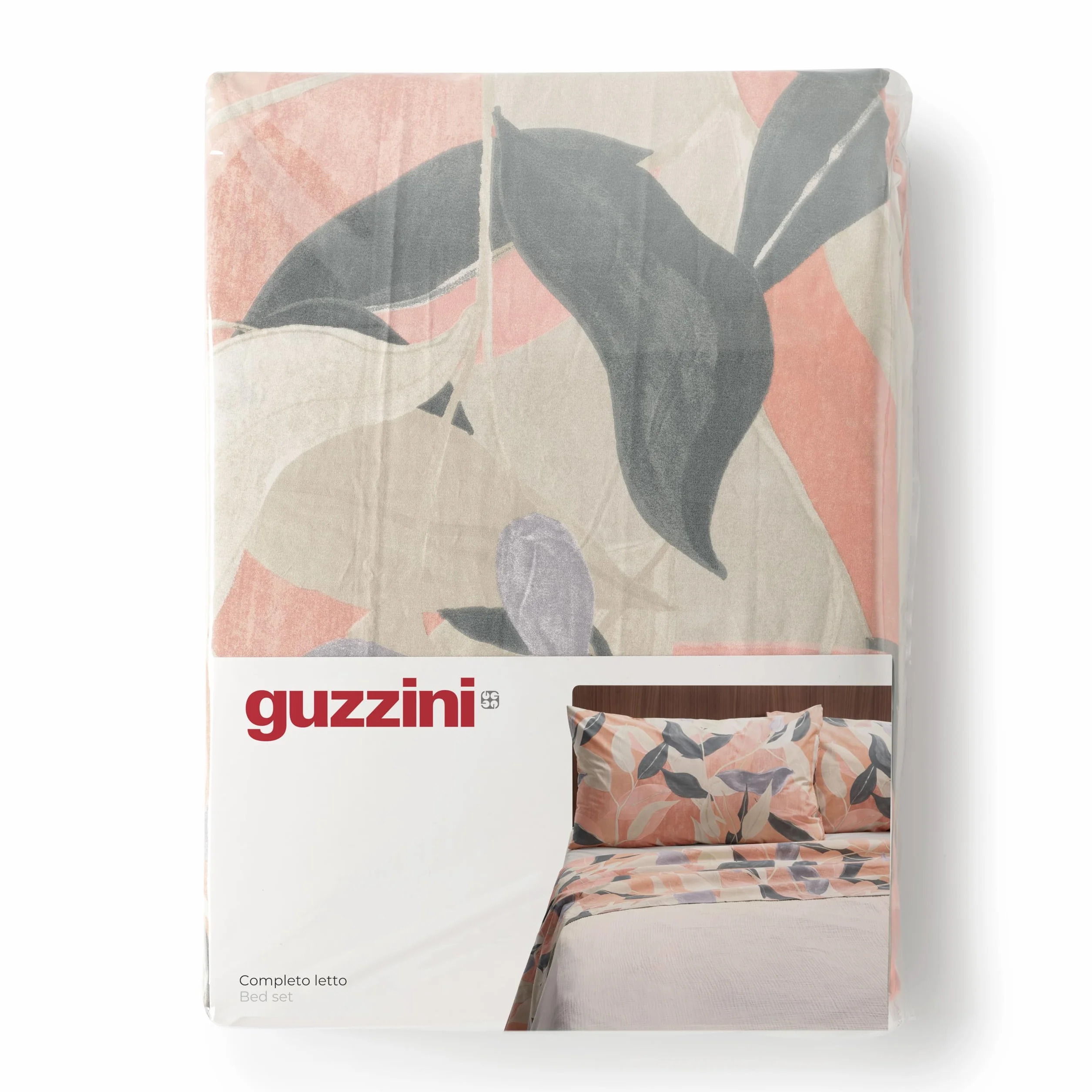GUZZINI Classic - komplet pościeli bawełnianej perkalowej z prześcieradłem na łóżko queen size 180 x 280 cm + 1 prześcieradło z gumką, pokrowiec na materac na łóżko podwójne 125 x 200 cm, materac 30