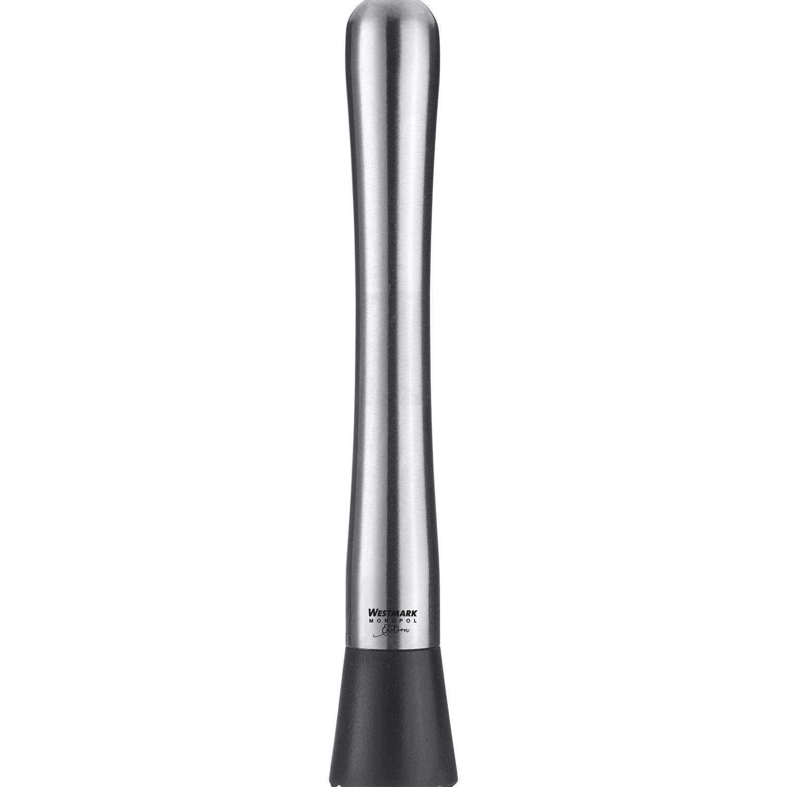 Westmark Caipirinha Tłuczek barowy, Seria Monopol, Długość: 21 cm, Stal nierdzewna/Tworzywo sztuczne, Sol, Srebro/Czarny, 62793360