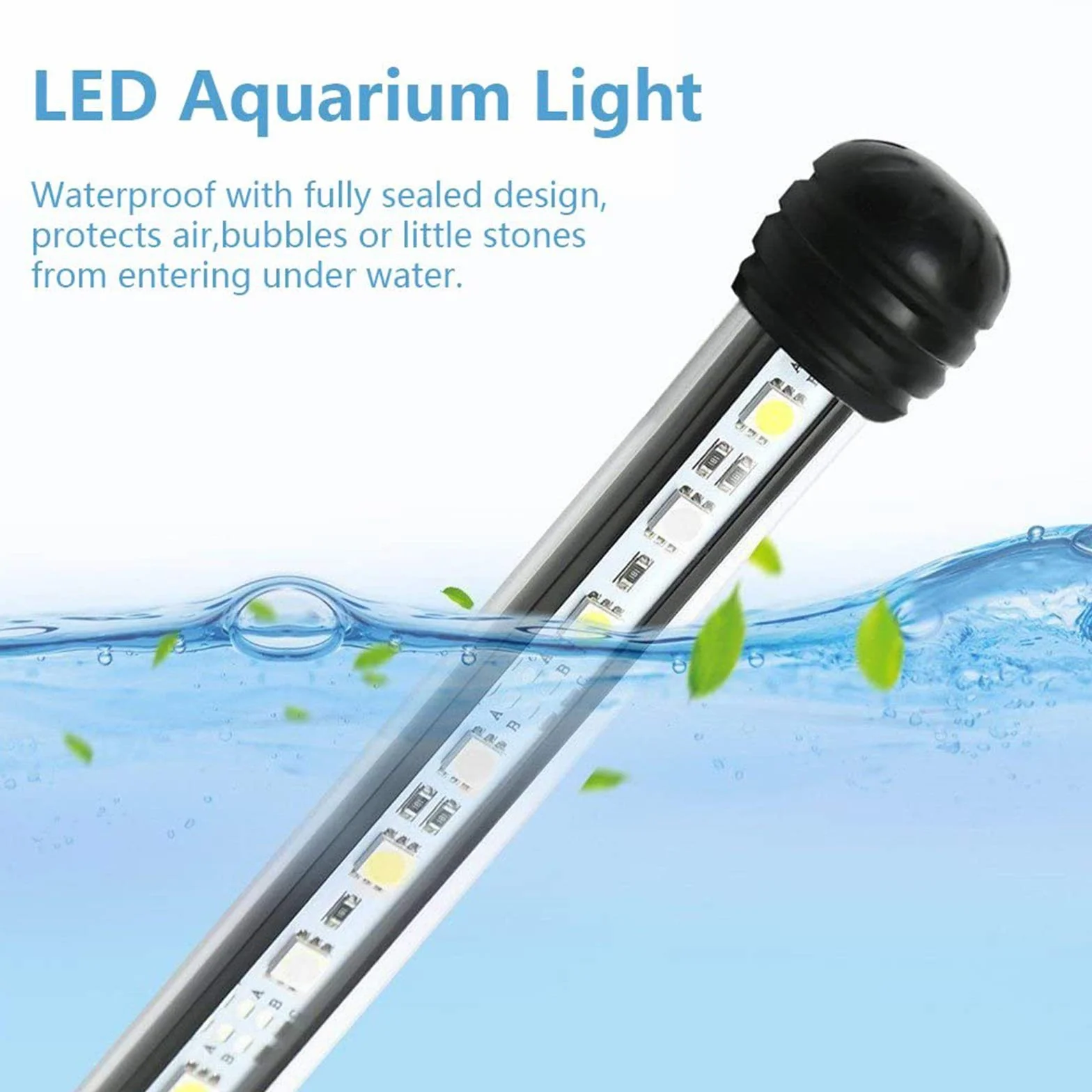 SolarNovo 18 112 cm LED oświetlenie akwarium podwodne RGB pilot zdalnego sterowania wodoszczelna