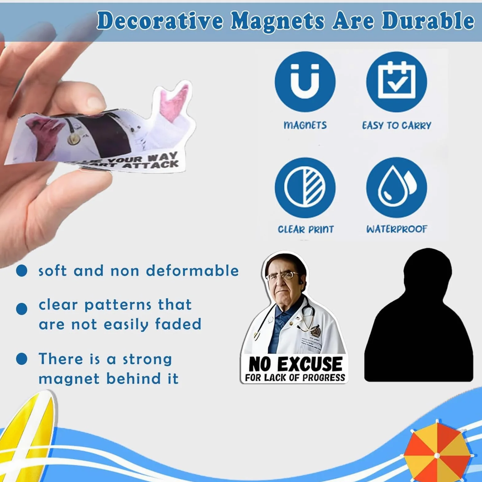 12 sztuk magnesów zabawnych magnesów na lodówkę | Na lodówkę Ogólne Zabawne Magnesy na lodówkę Dekoracyjne Magnesy Dr Now Magnesy na lodów