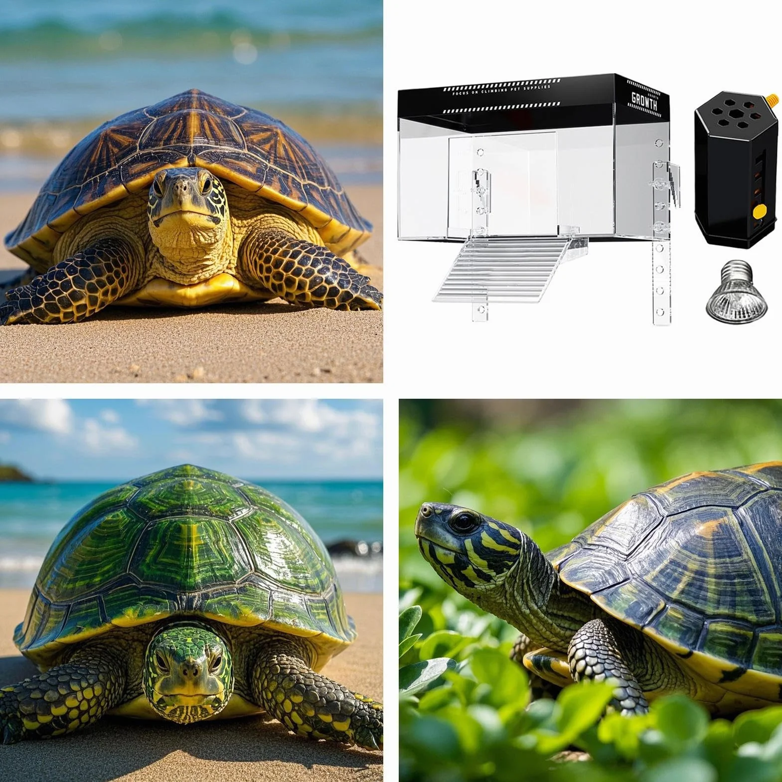 Turtle Basking Tank Topper z pokrywką nad zbiornikiem dla żółwia wodnego