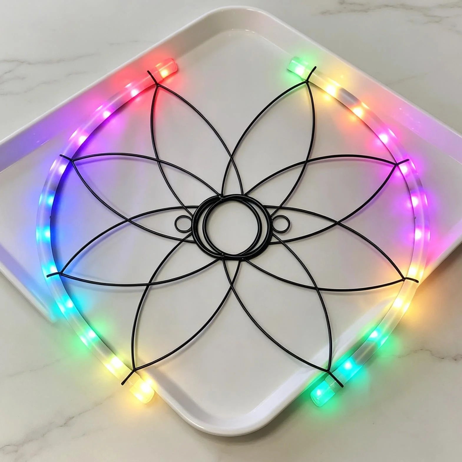 Générique Wachlarz świateł LED Flow Accessory | Wachlarz imprez na pokazy, sceny, noce, karnawał, bary, kluby, wesela, festiwale muzyczne,