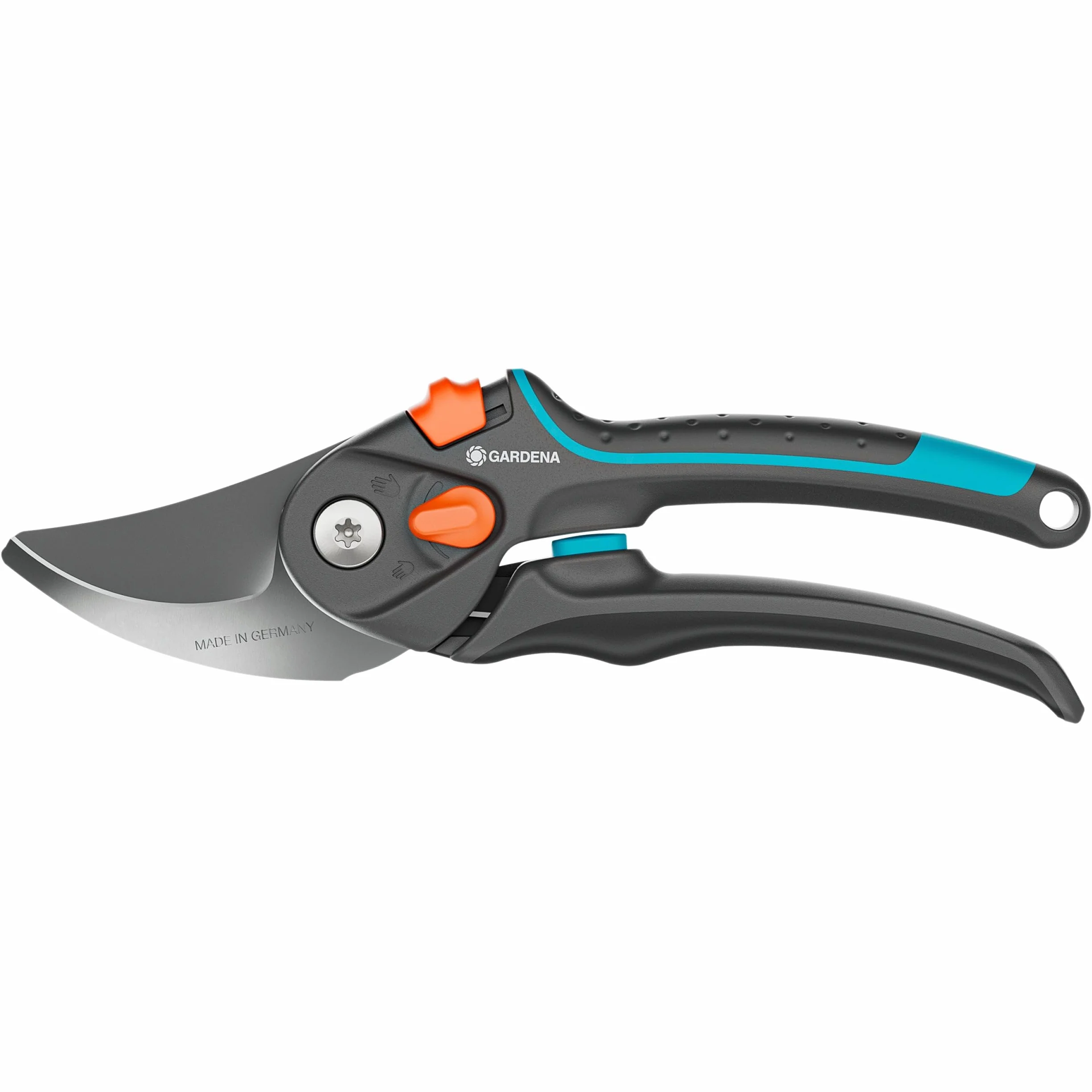 Gardena Nożyce ogrodowe PremiumCut Pro Flex, cięcie obejściowe, do świeżego drewna, średnica cięcia 24 mm, ergonomiczne uchwyty, ostrza PowerCoating, wyprodukowano w Niemczech (12252-20)