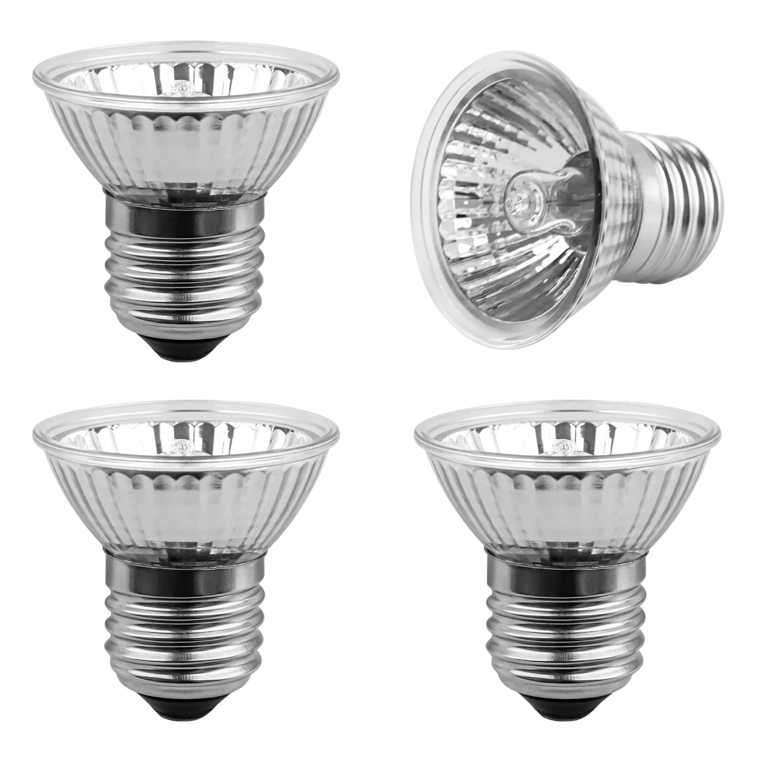 Lampa grzewcza halogenowa E27 25W UVA UVB AC230V dla żółwi gadów 4 sztuki