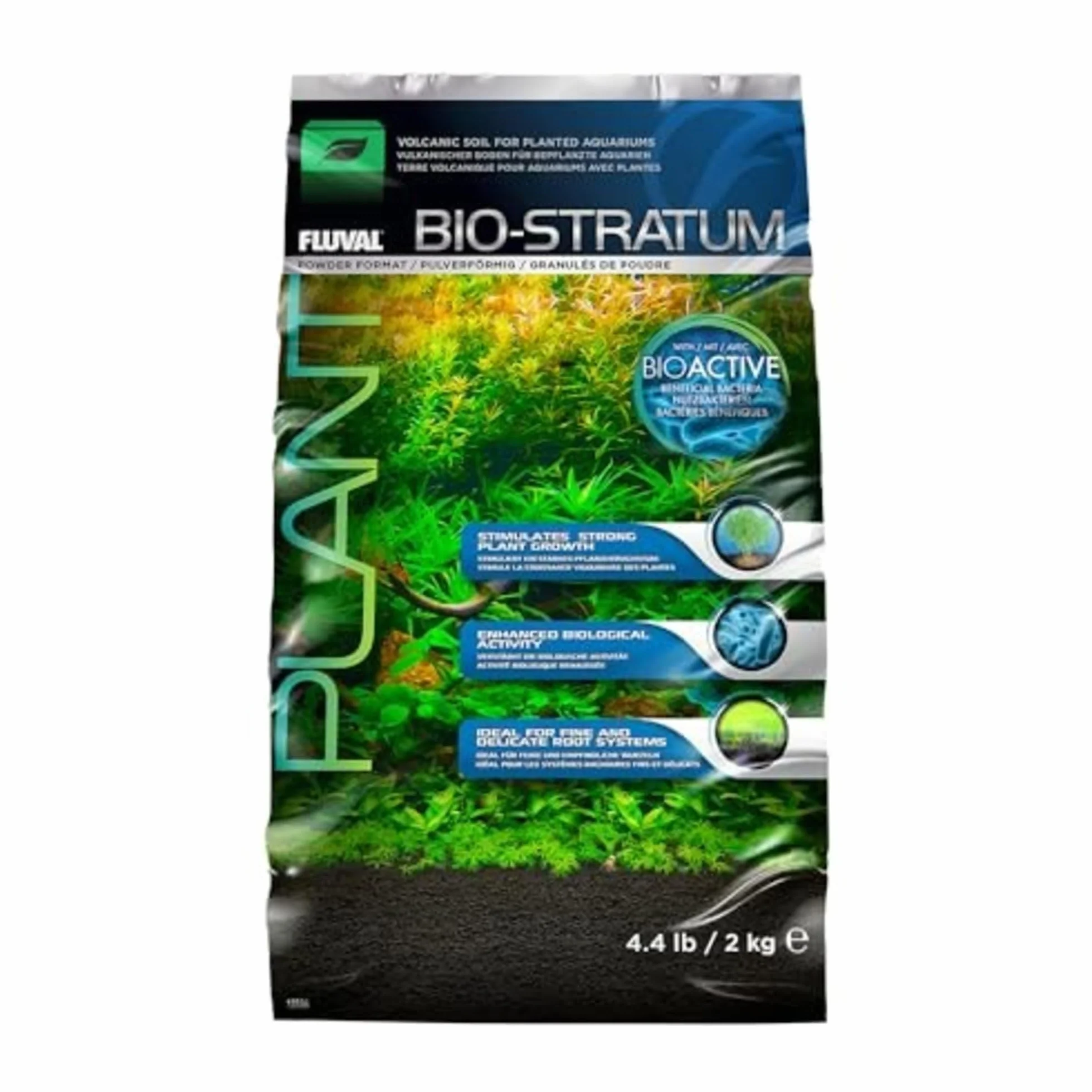 Fluval Bio Stratum 2 kg wulkaniczne podłoże do akwariów roślinnych